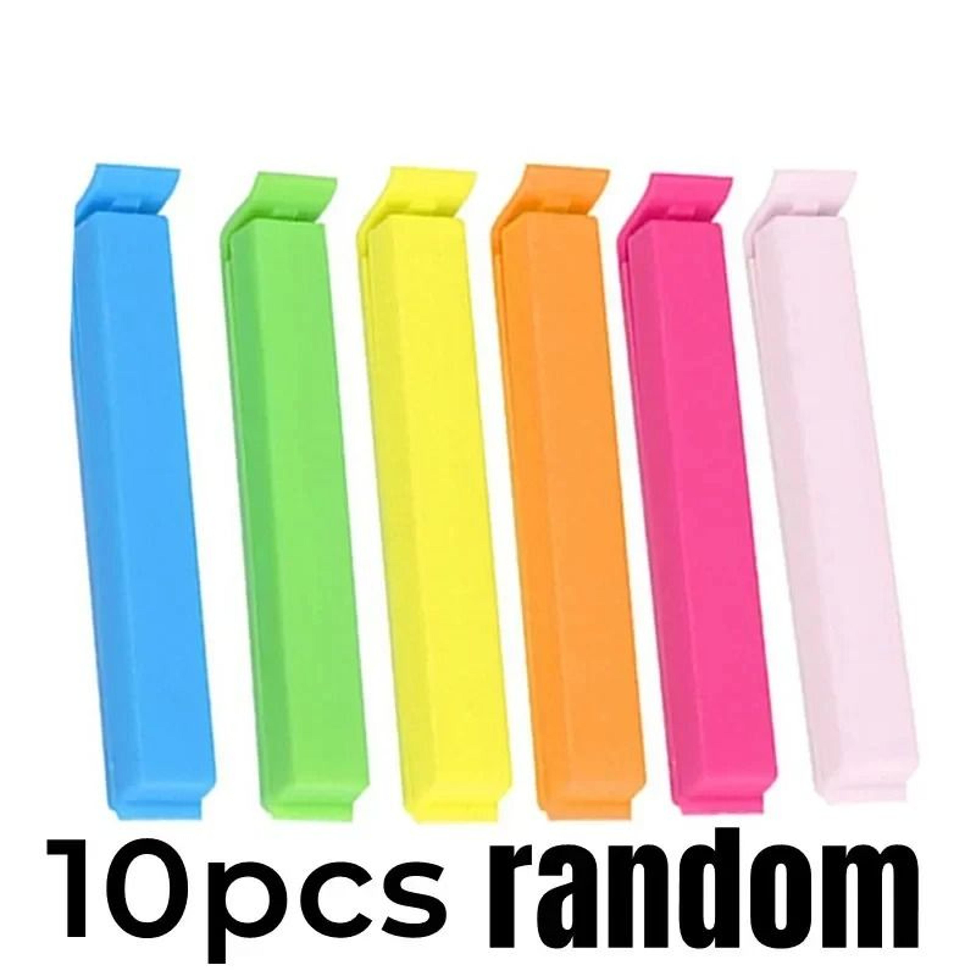 Reusable Food Bag Sealing Clips For Snack Chip  Kitchen Storage Bags 10100 Pack 7