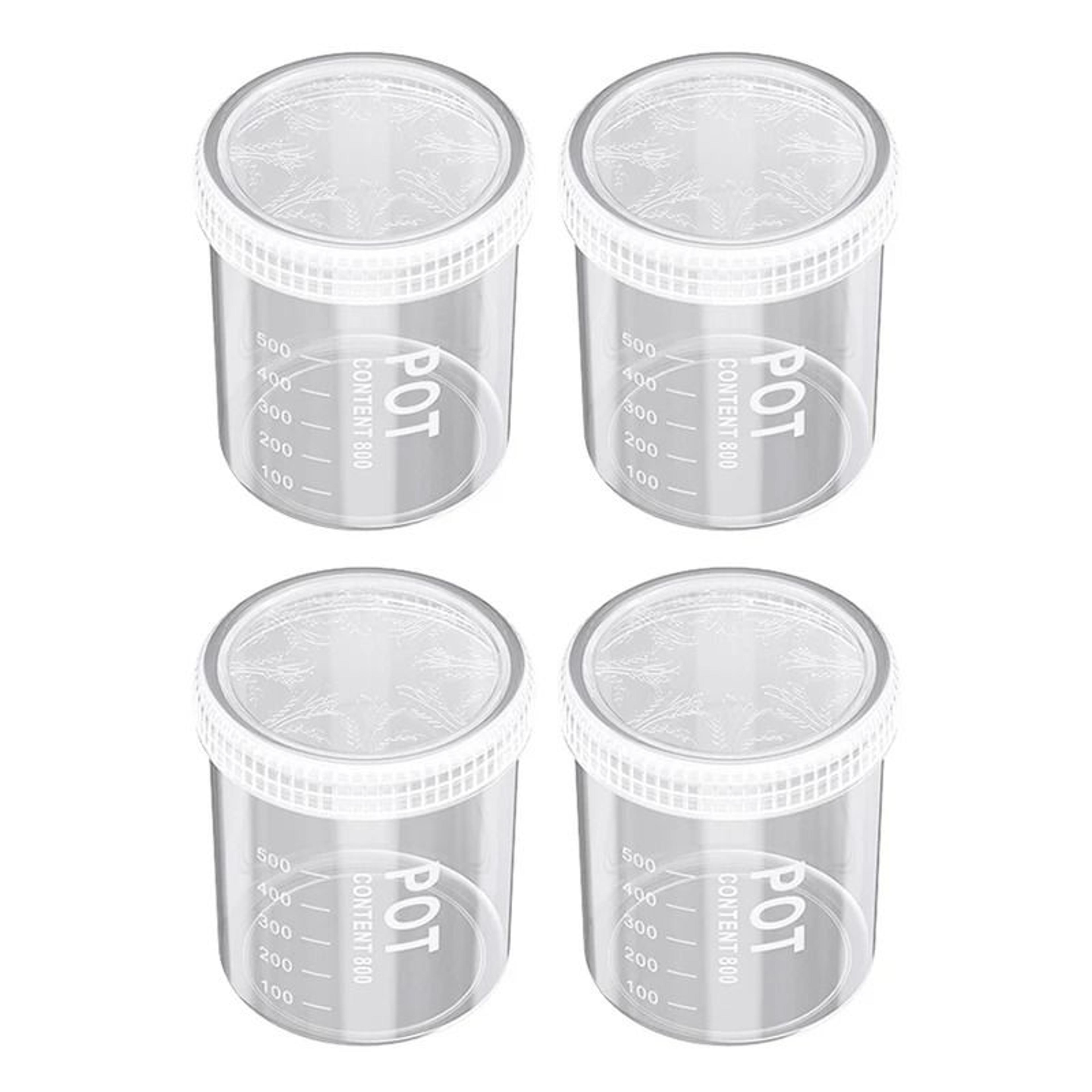 Airtight Grain  Spice Storage Container Set With Measurement Marks And Freshness Seal 12