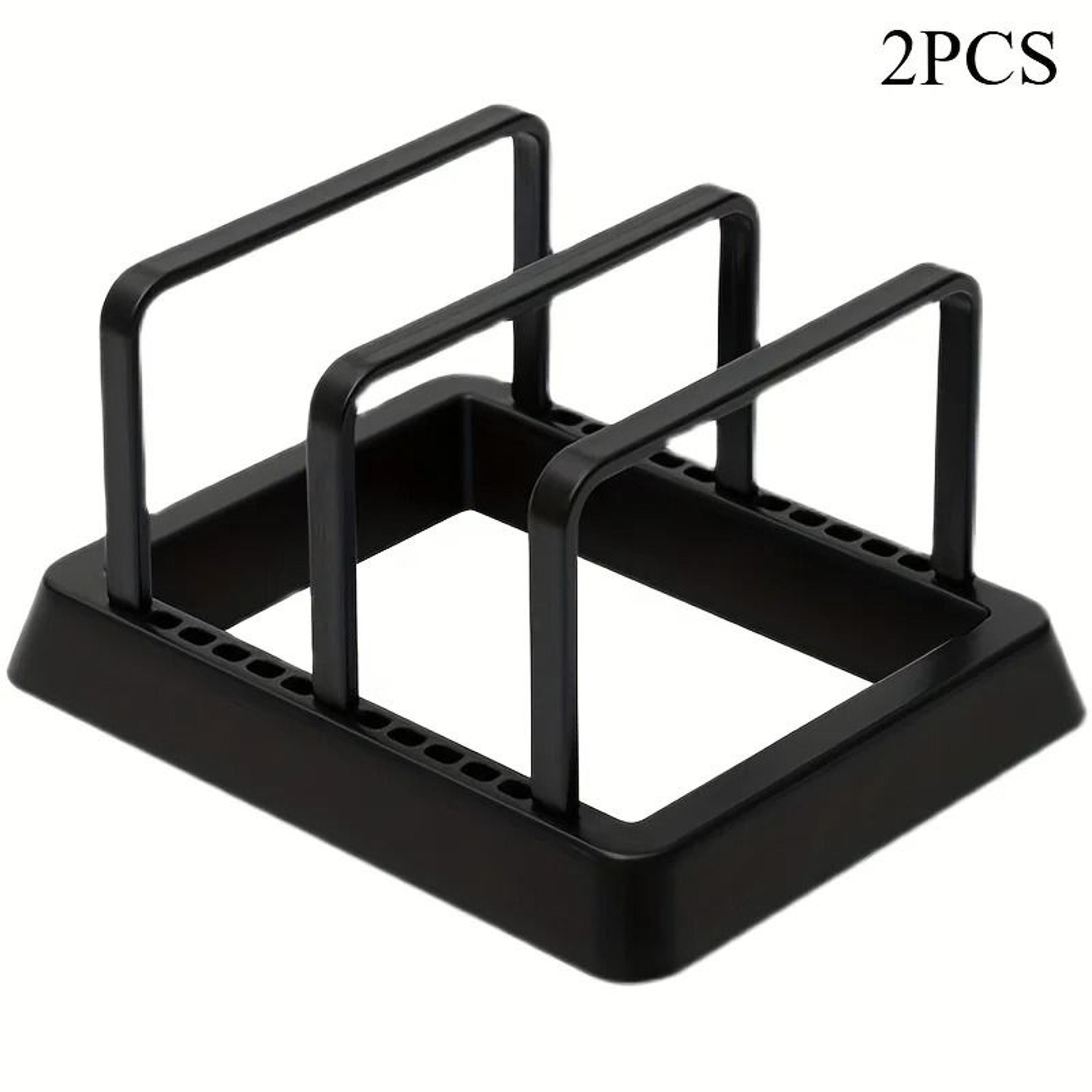 Multi Purpose Pot  Pan Organizer Rack For Dishes Plates Trays  Cookware Storage 6