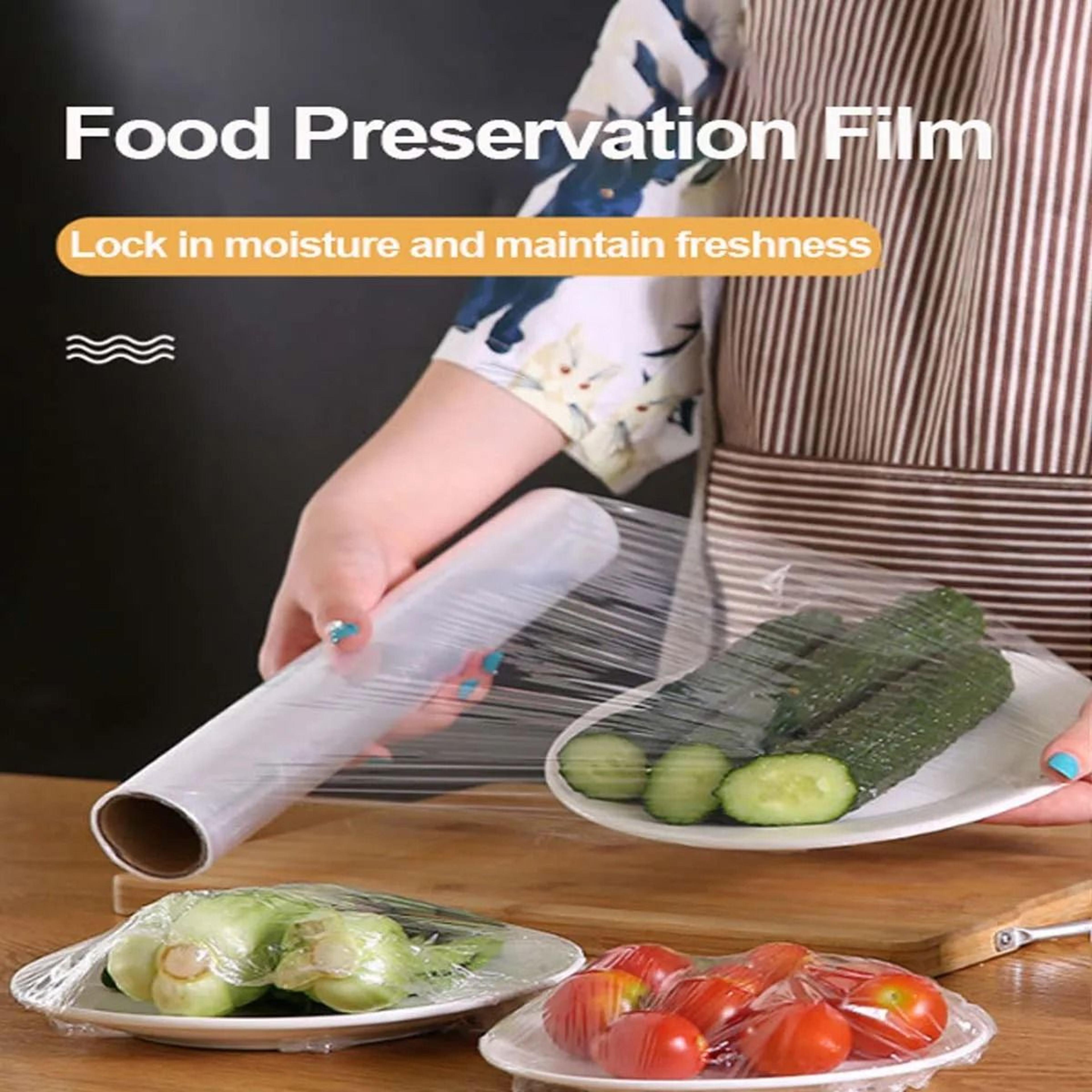 microwave safe food grade cling film roll high temperature resistant kitchen food wrap