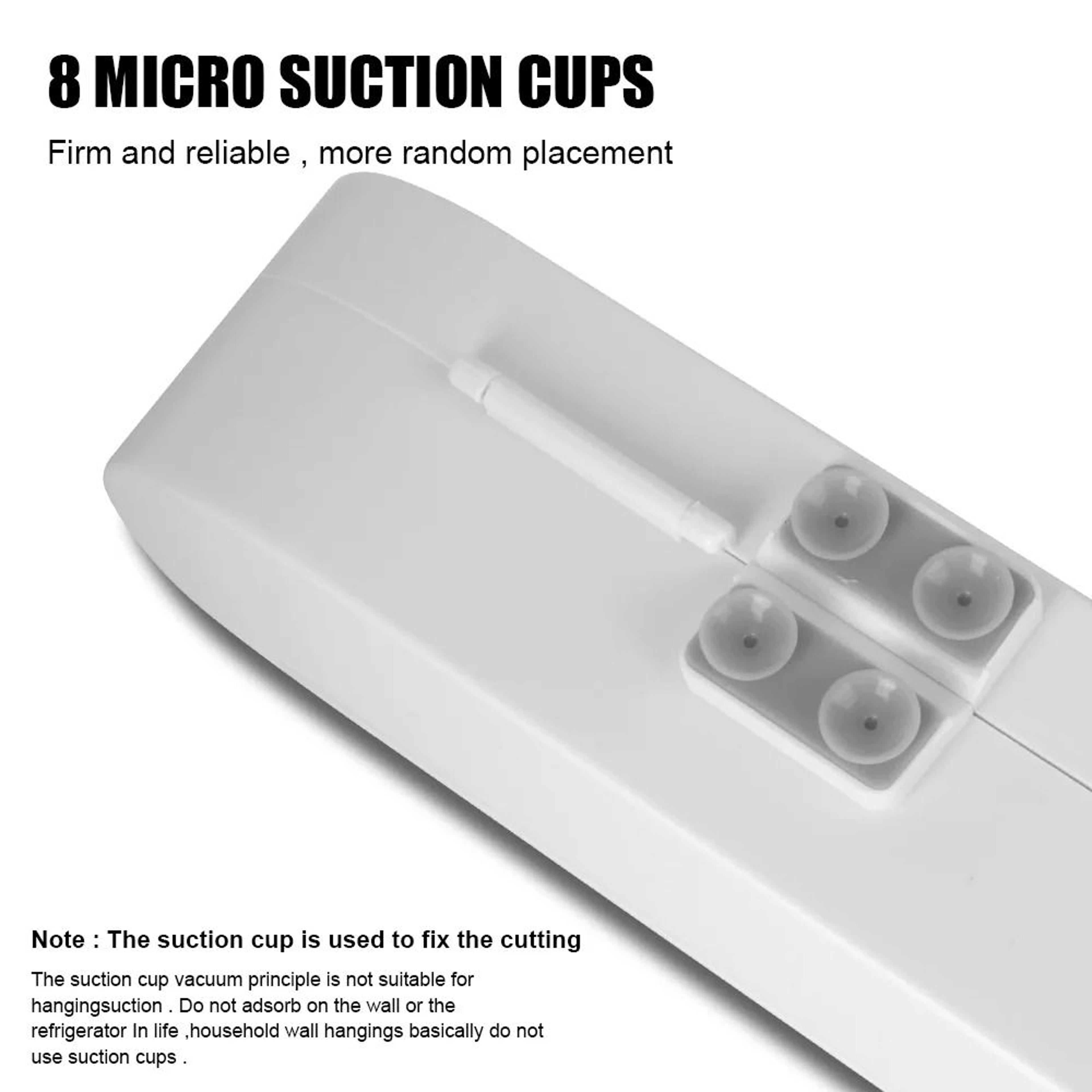 WallMounted Plastic Wrap Dispenser With Sharp Cutter  PunchFree Cling Film Cutter For Kitchen Food  5