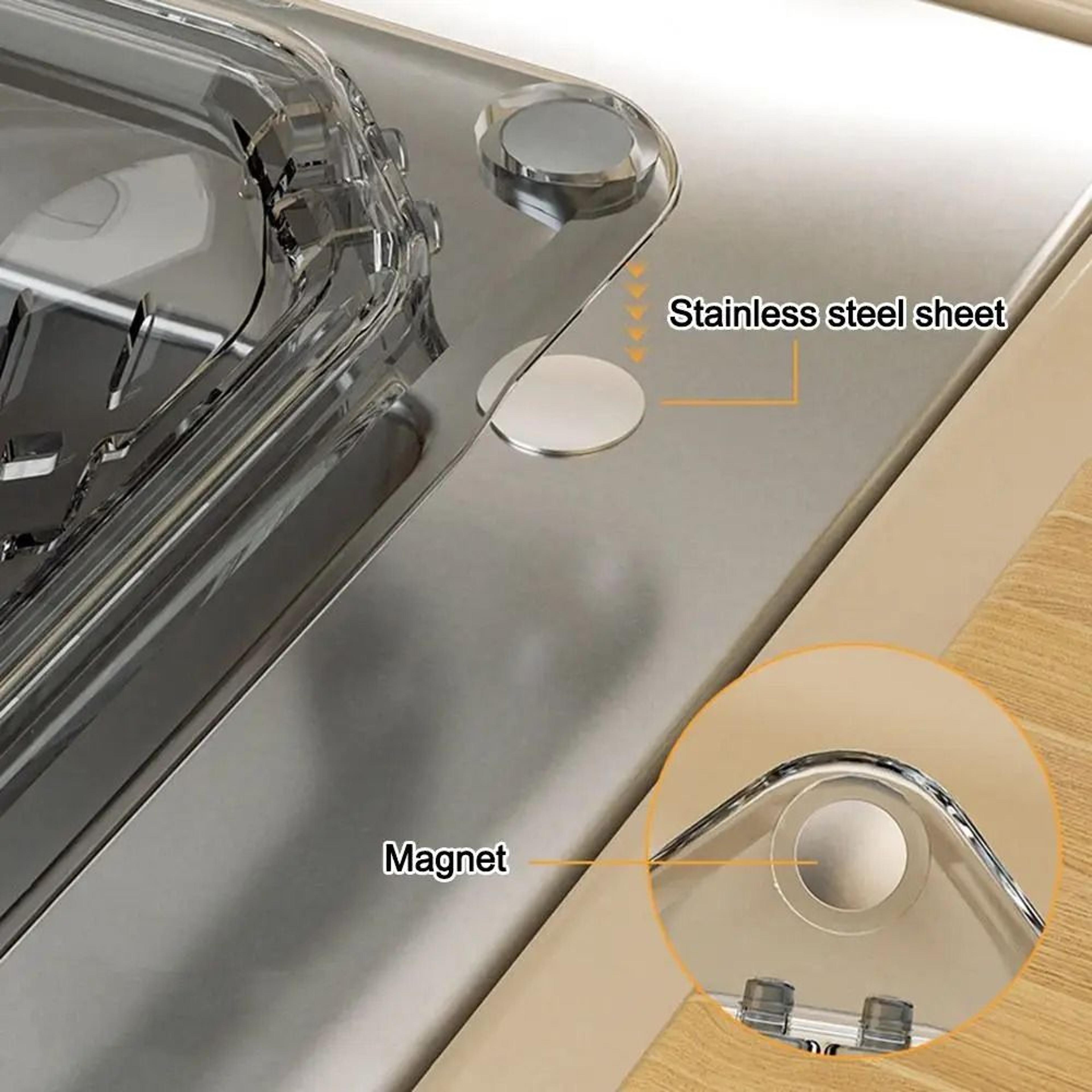 Magnetic AntiClog Kitchen Sink Drain Basket Filter With Detachable Bottom Cover 2