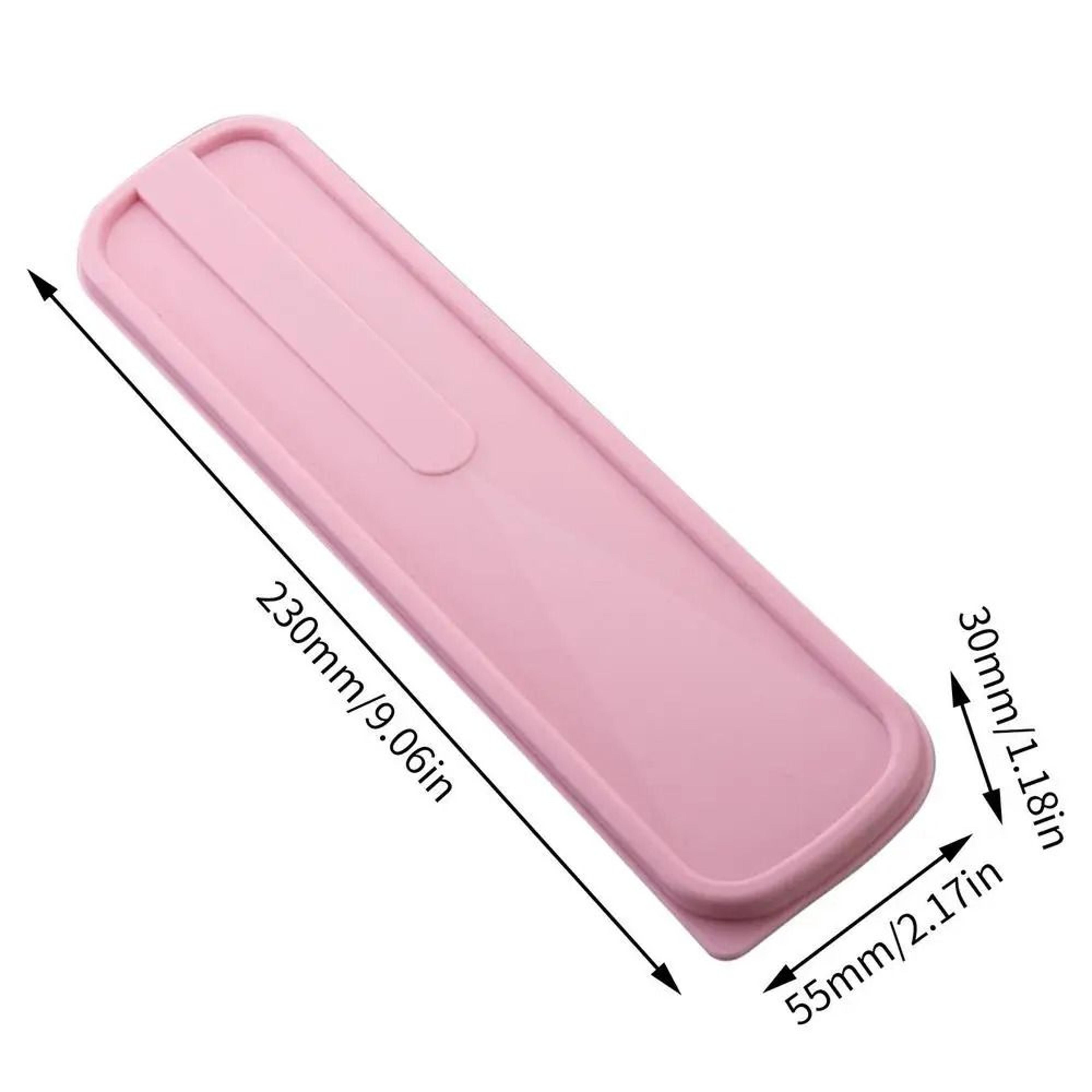 Portable Cutlery Storage Box With Spoon  Fork Organizer For Home School  Travel 11