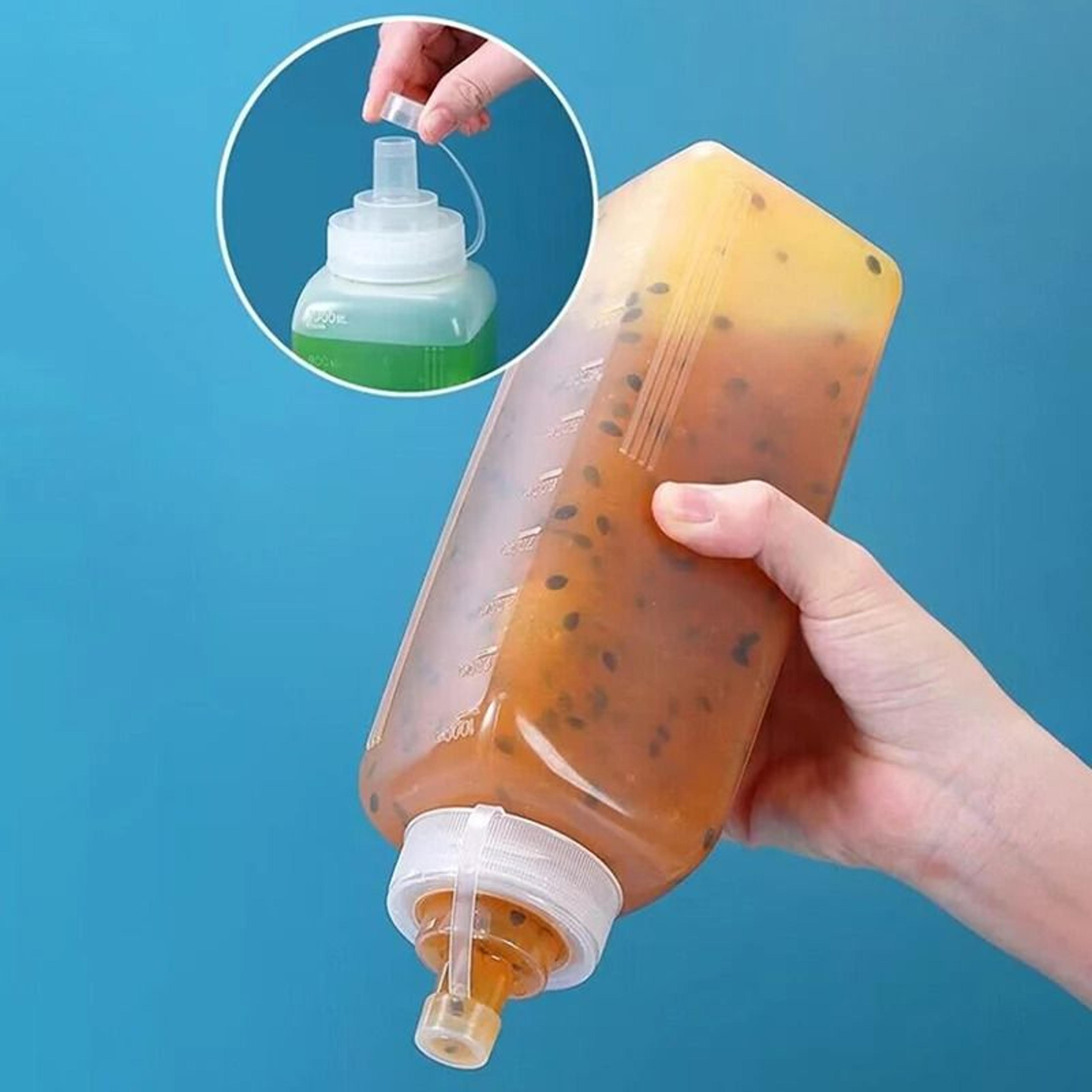 Large Mouth Squeeze Sauce Bottle With Dustproof Cap Condiment Dispenser For Ketchup Olive Oil And S 4