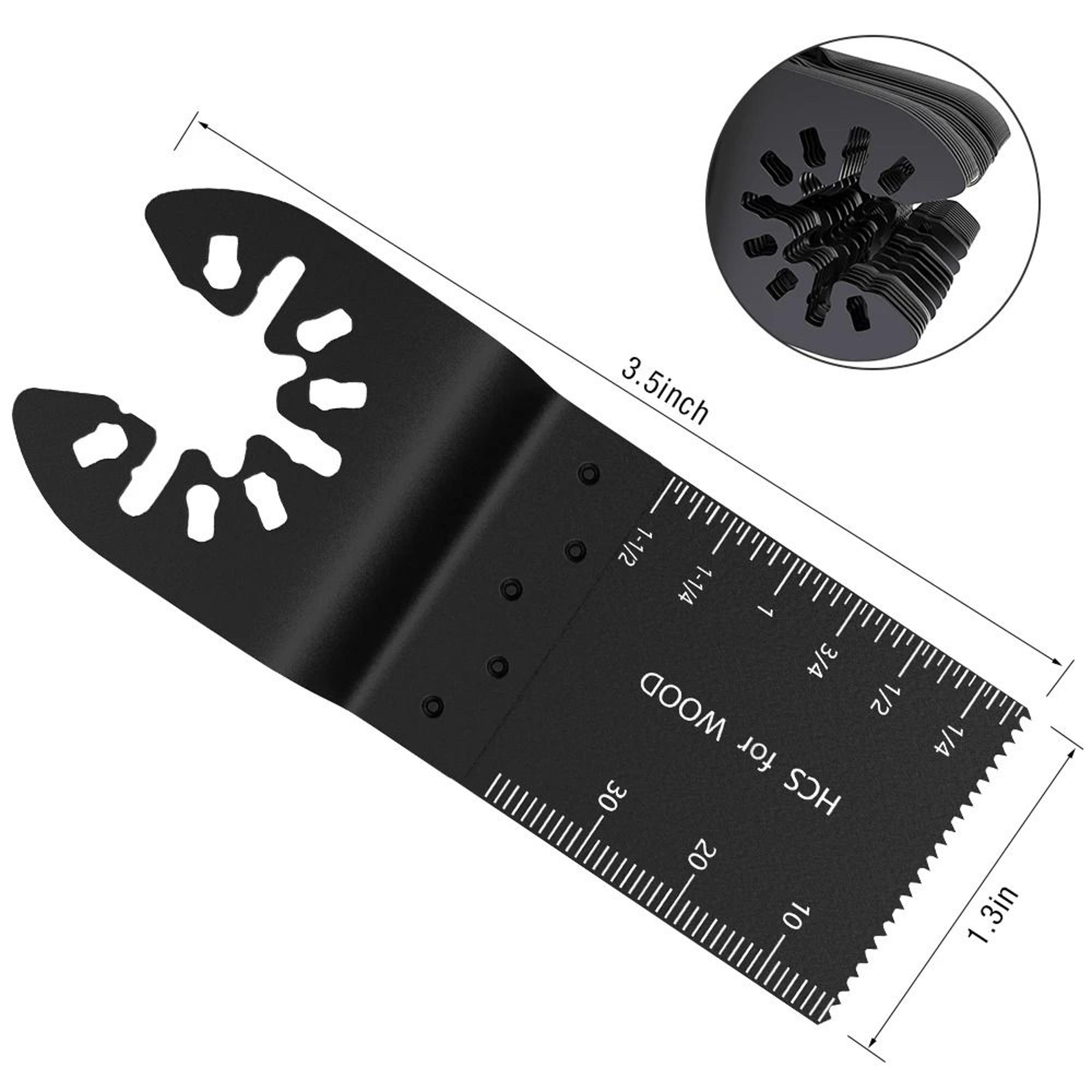 Universal Oscillating Saw Blade Set For Wood Cutting Multi Tool Projects 2