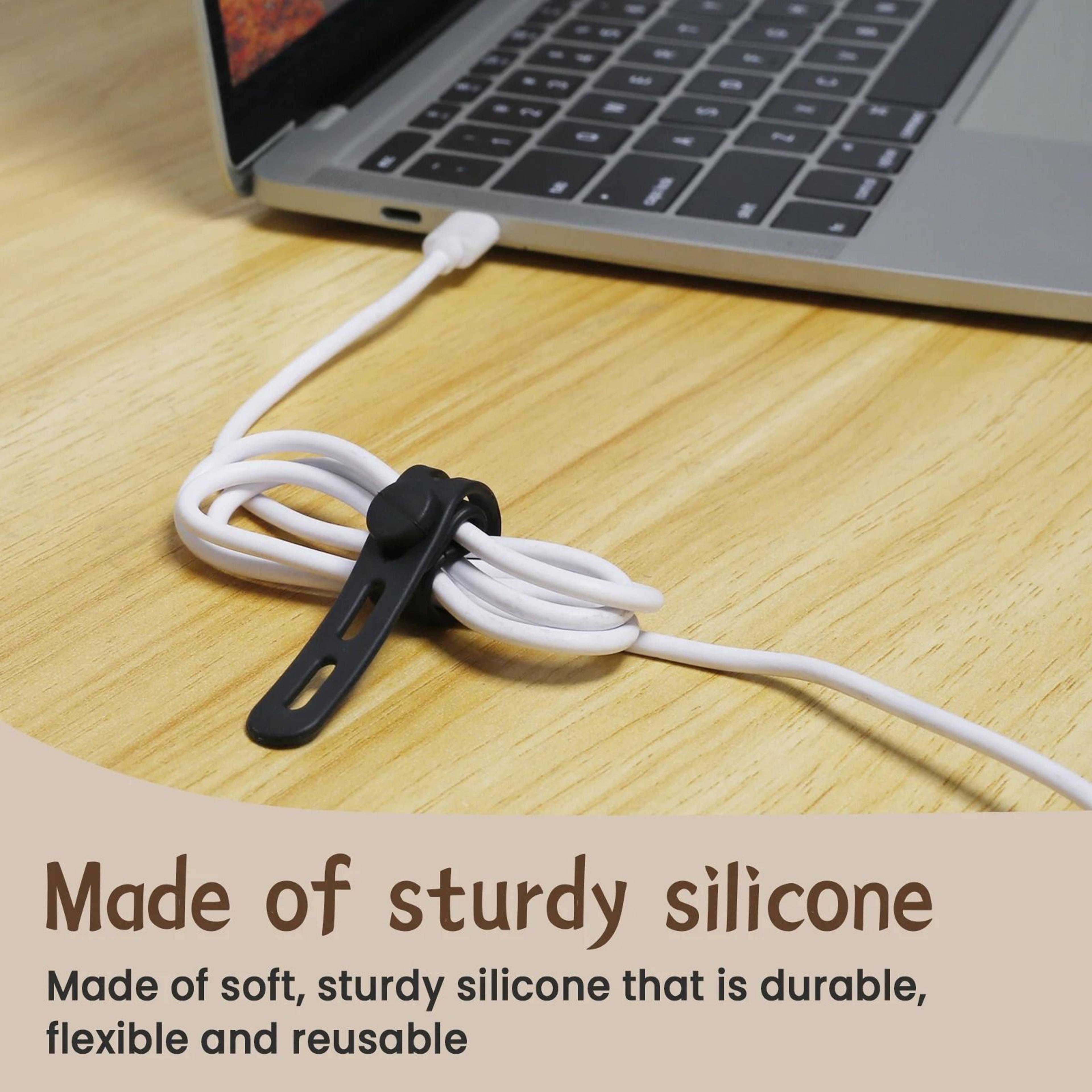 30 Piece Reusable Silicone Cable Tie Set 3