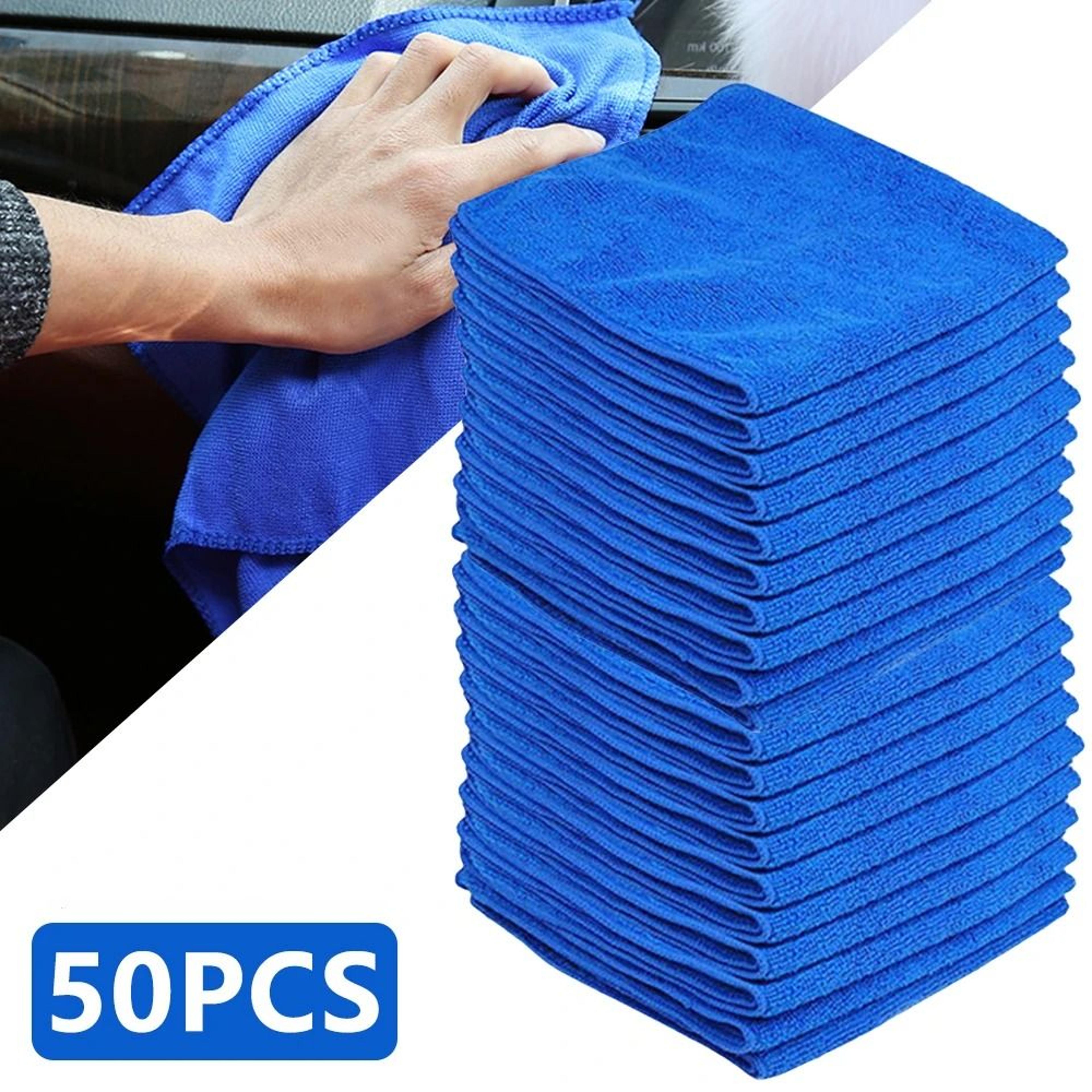 Lint Free Microfiber Cleaning Cloths Super Absorbent Reusable Towels 0