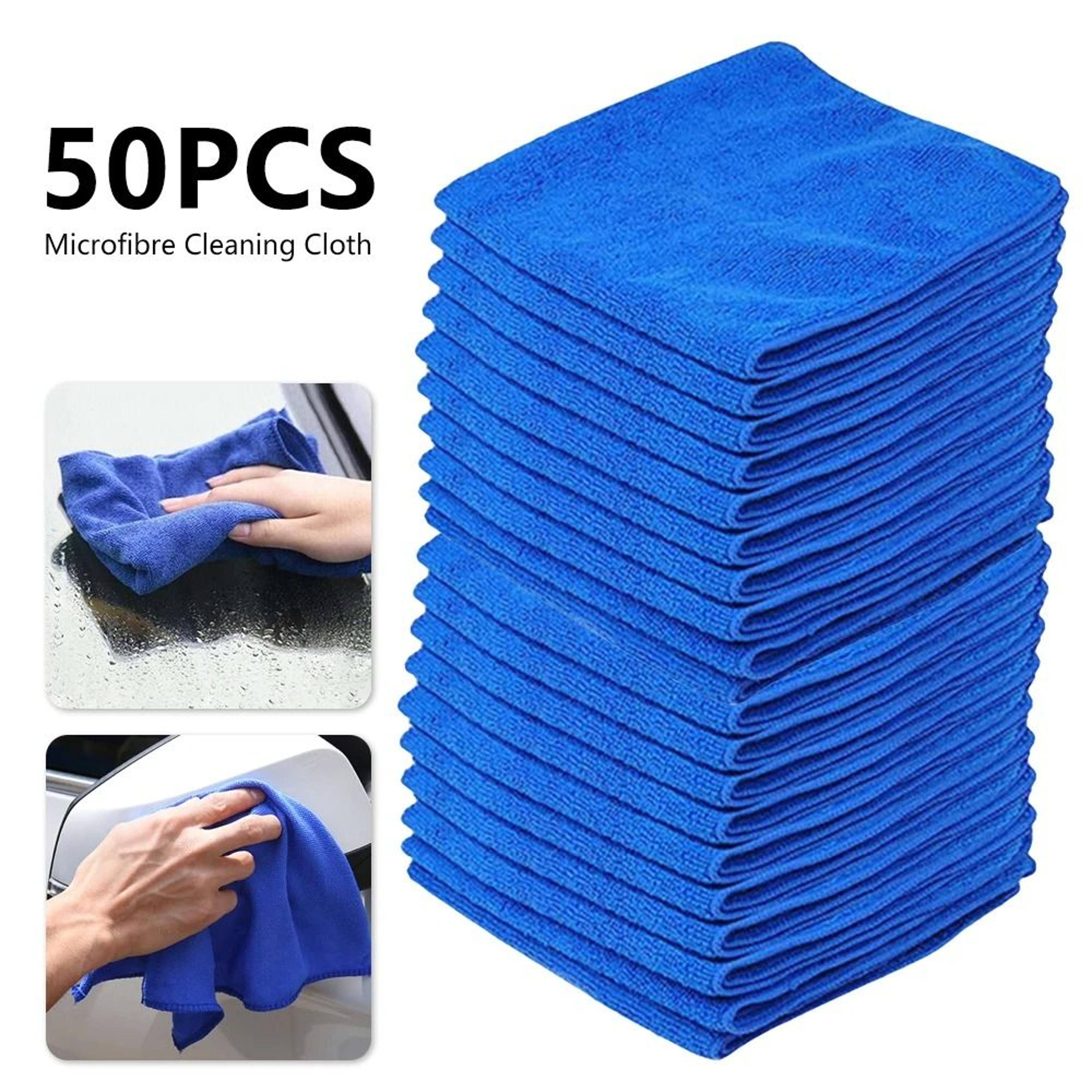 Lint Free Microfiber Cleaning Cloths Super Absorbent Reusable Towels 5