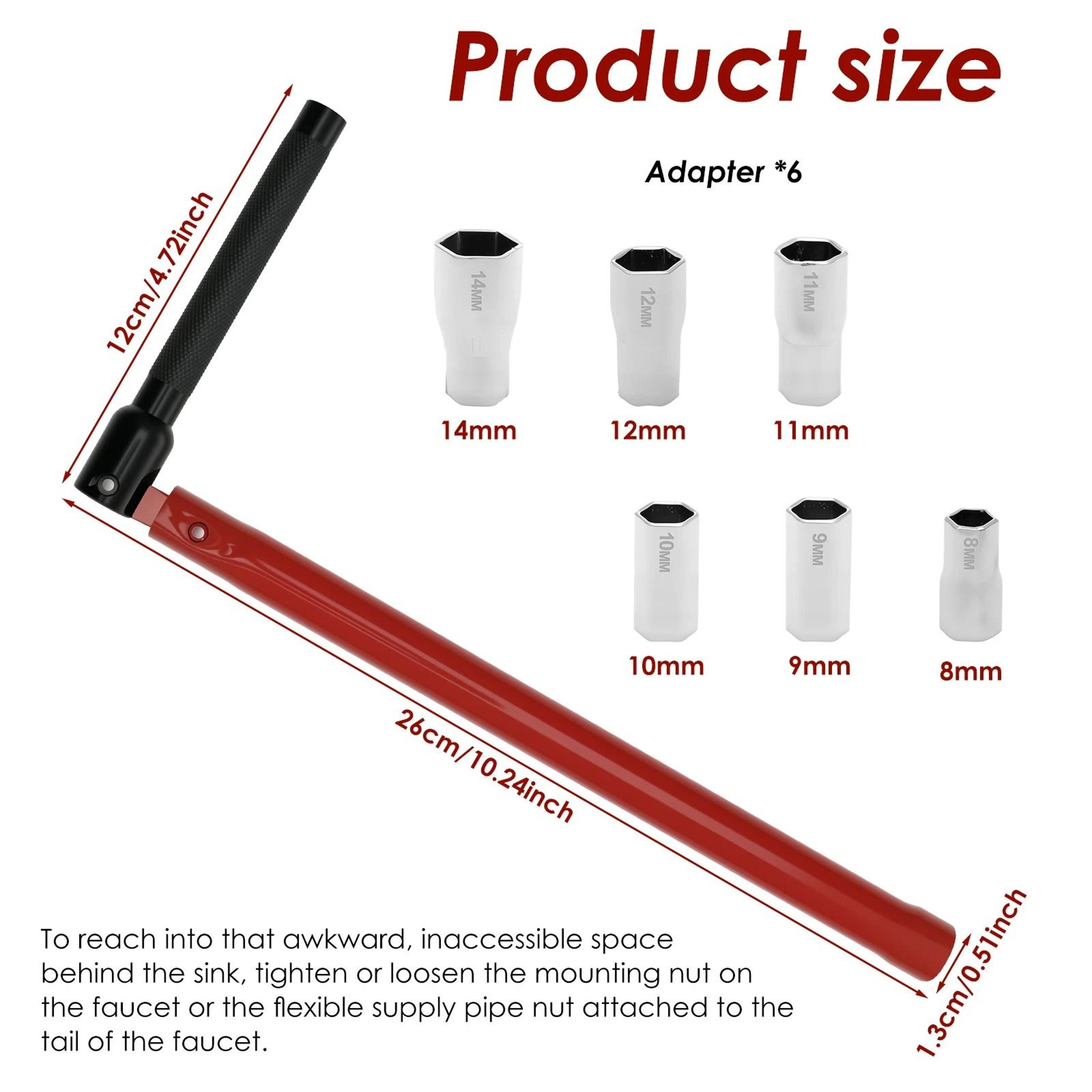 Multifunction Sink Faucet Wrench Tool 6