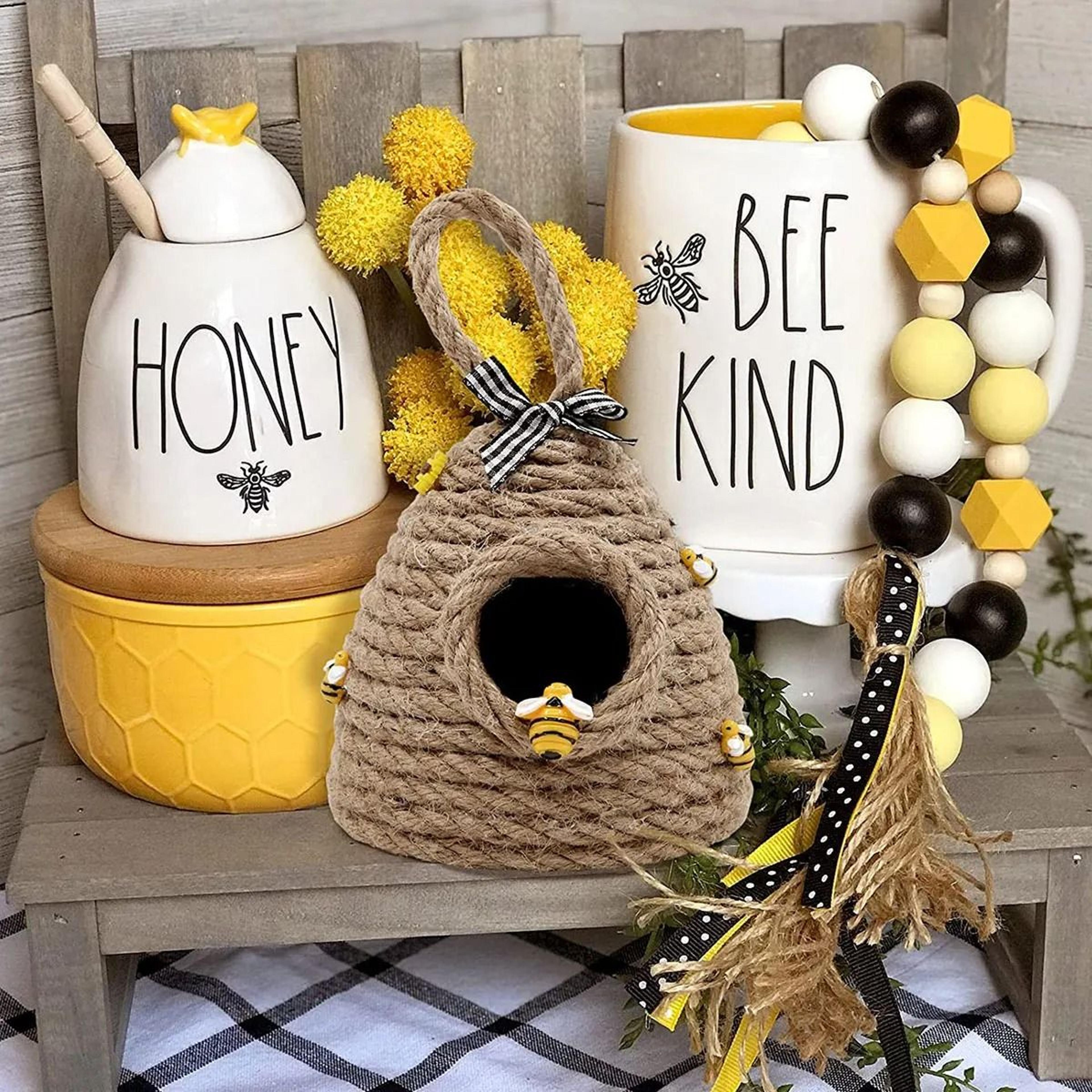 Handmade Beehive Tiered Tray Decor 4