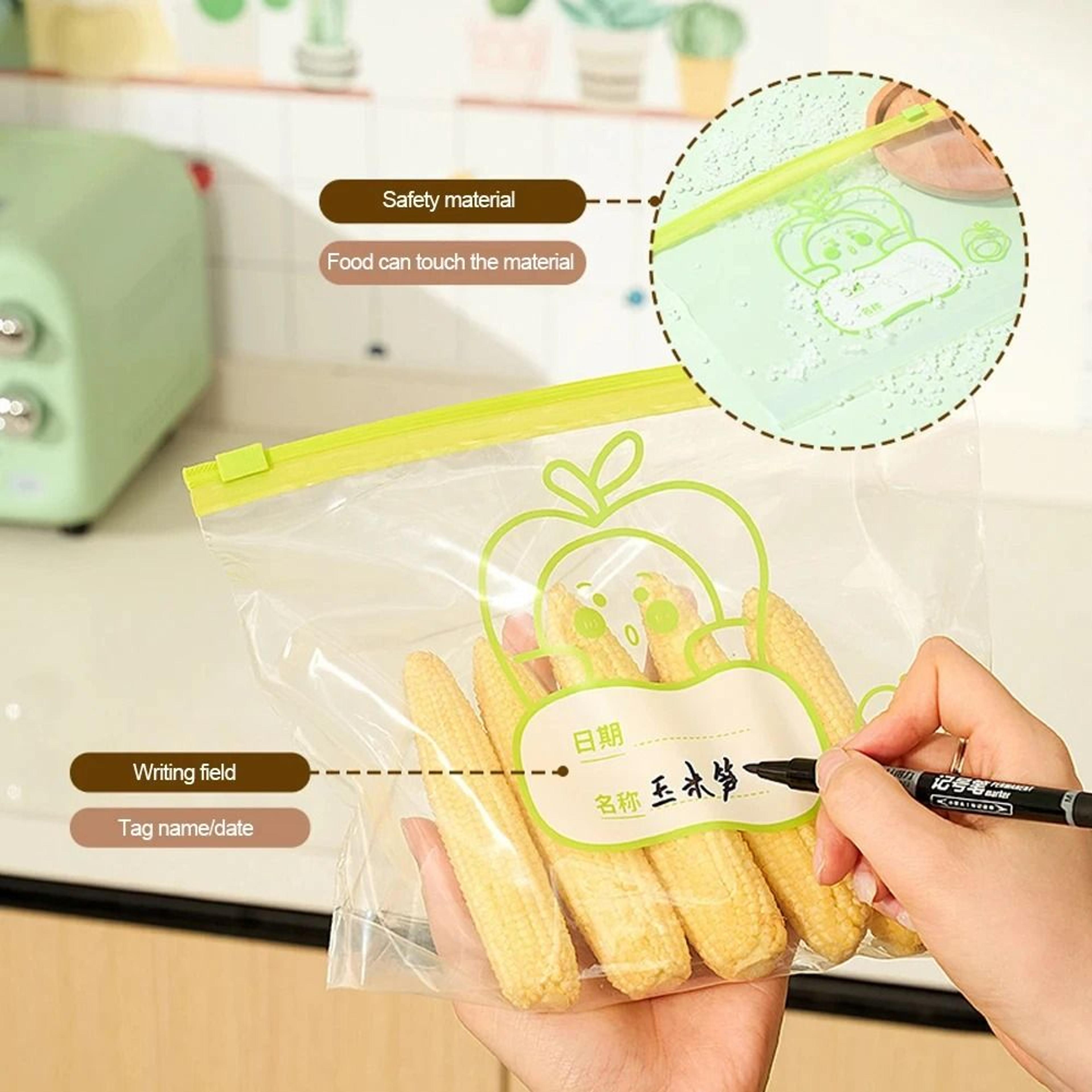 Reusable Zip Lock Food Storage Bags 5