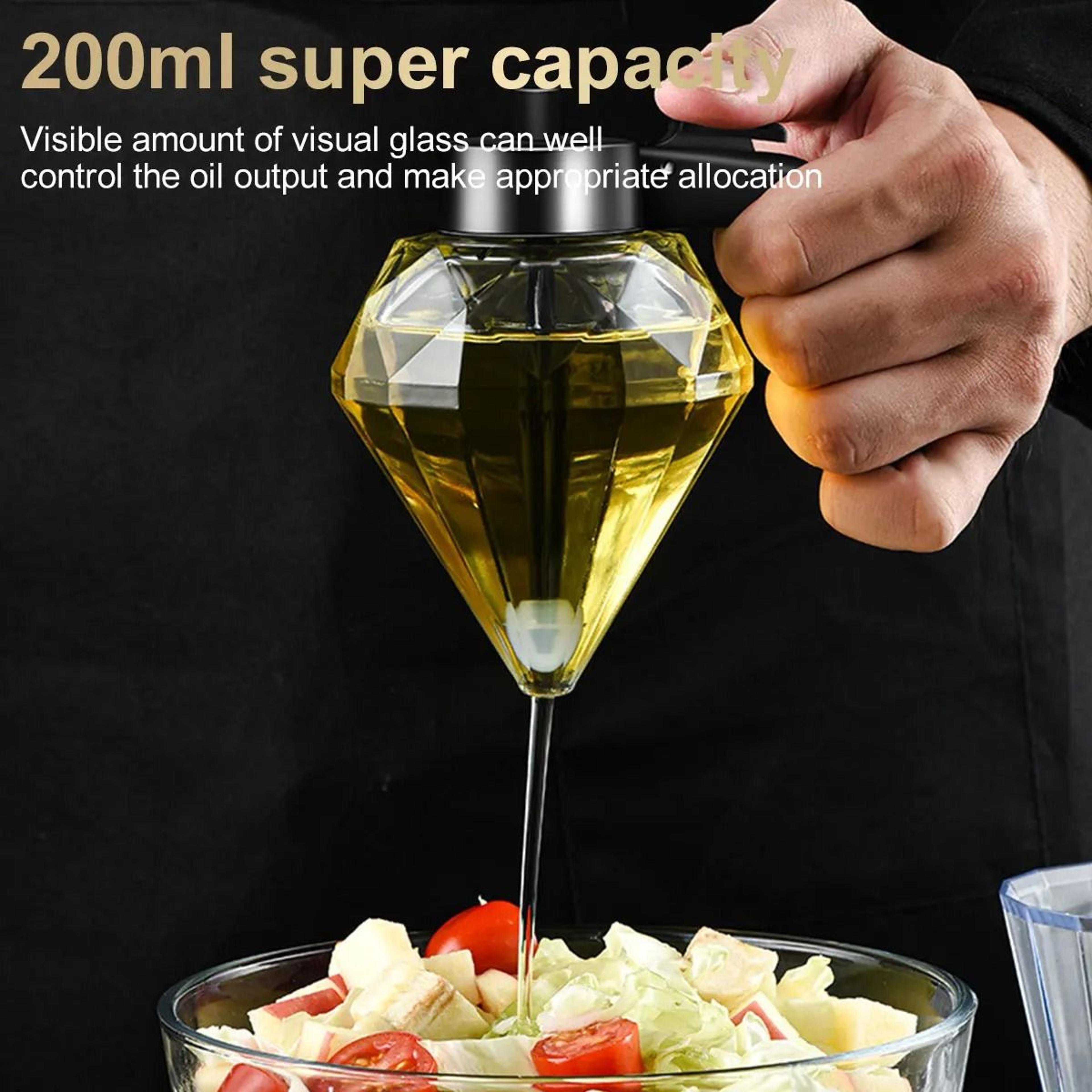 Diamond Glass Honey Dispenser 1