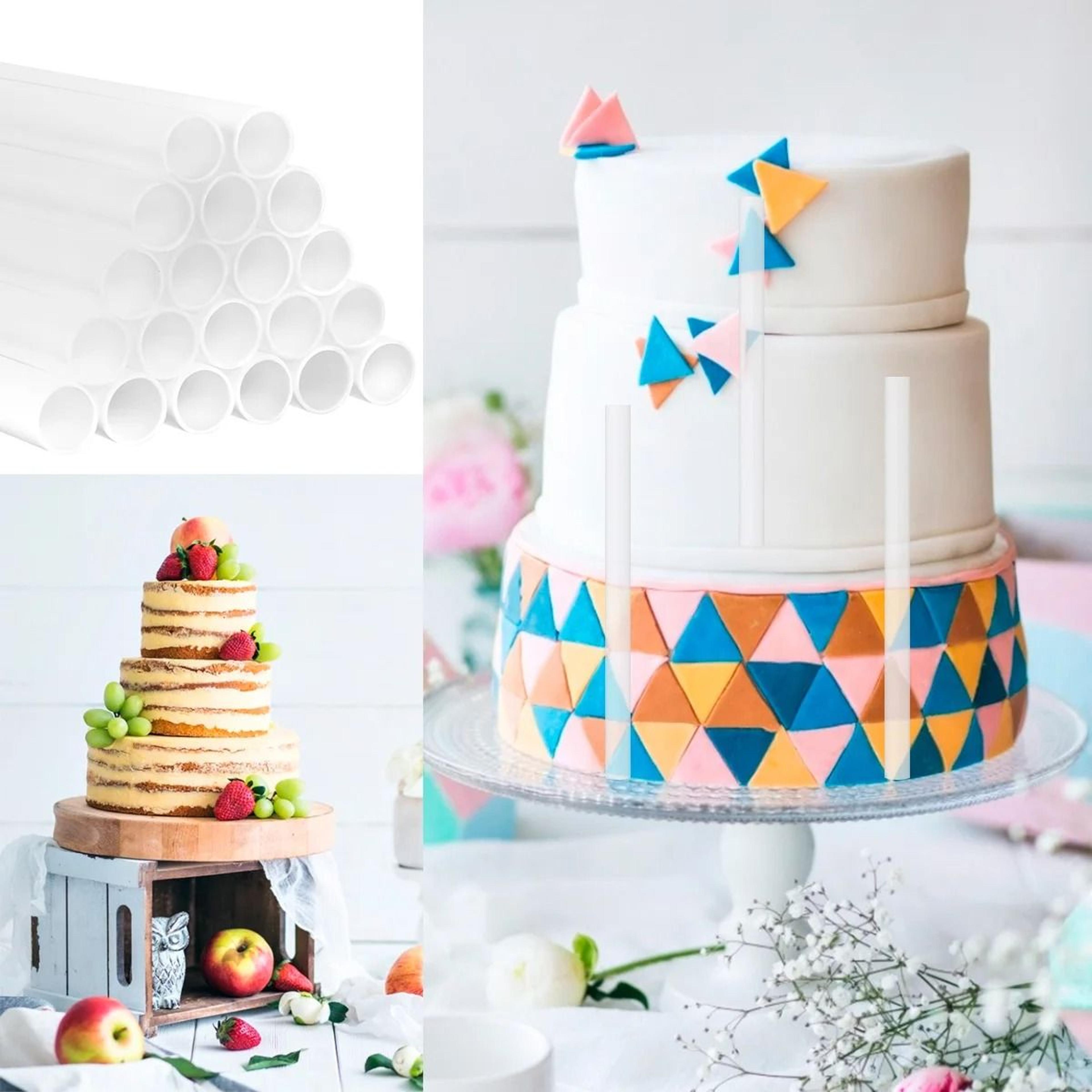 20 Piece Cake Dowel Support Rods 3