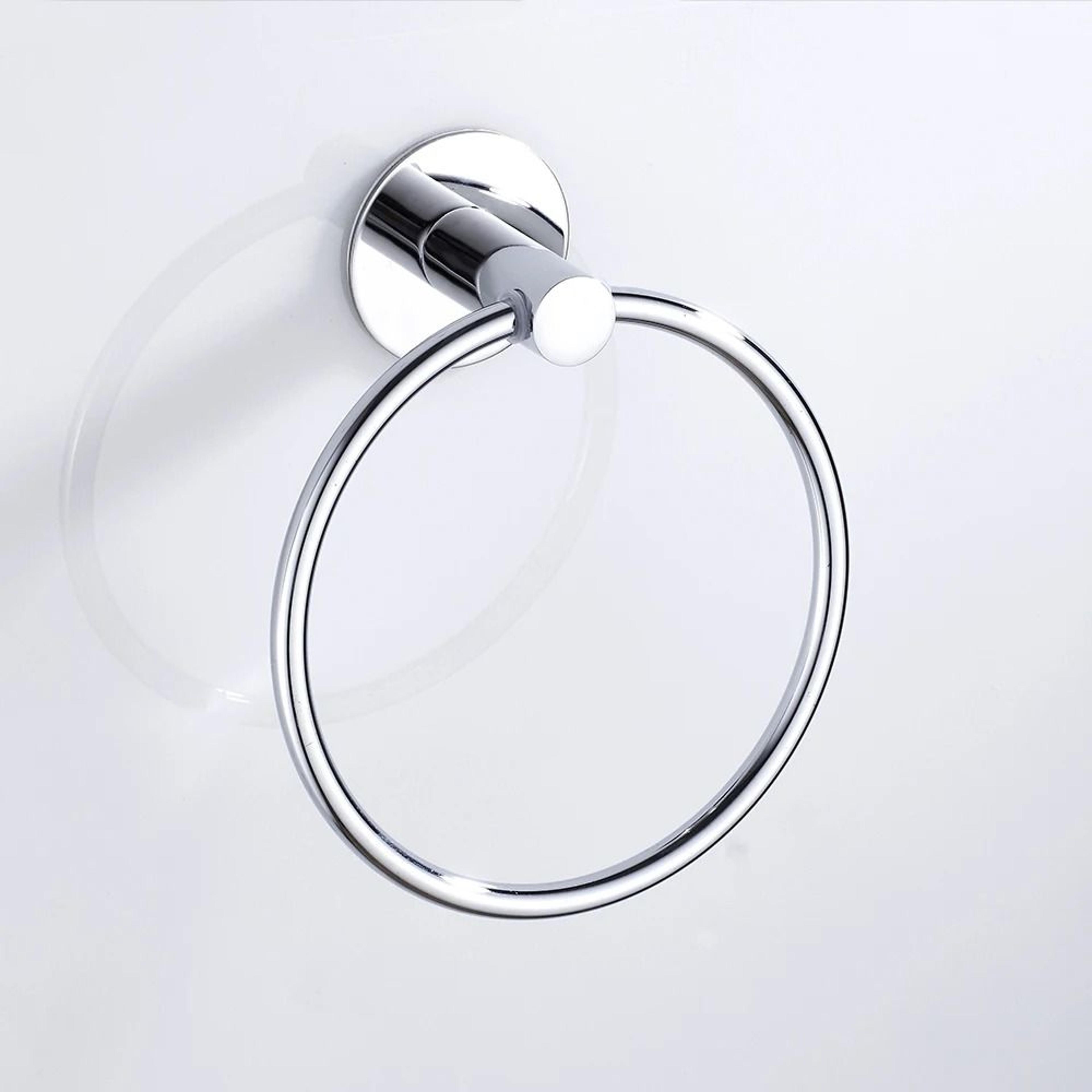 Self Adhesive Stainless Steel Towel Ring 3
