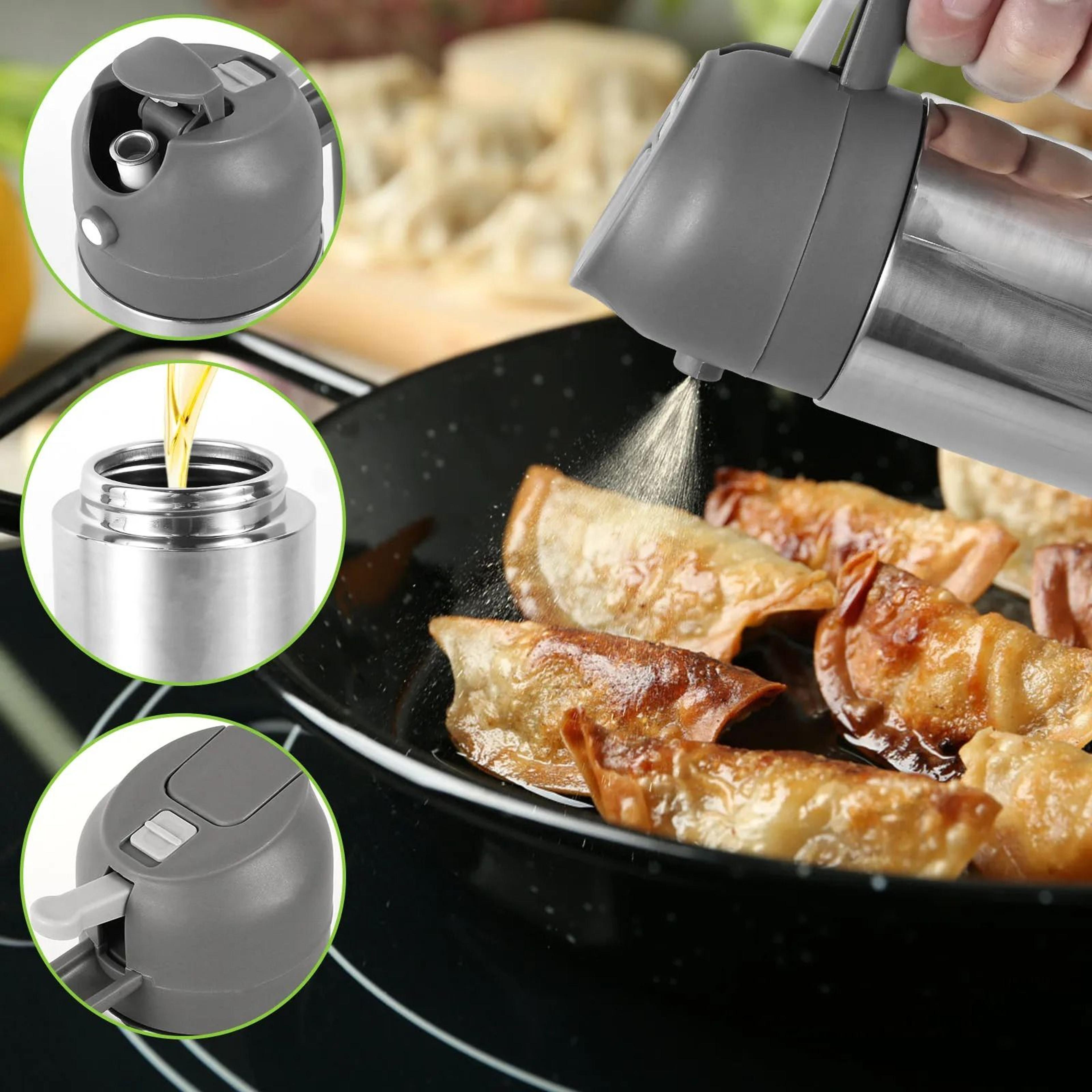 Stainless Steel Oil Spray Bottle 2