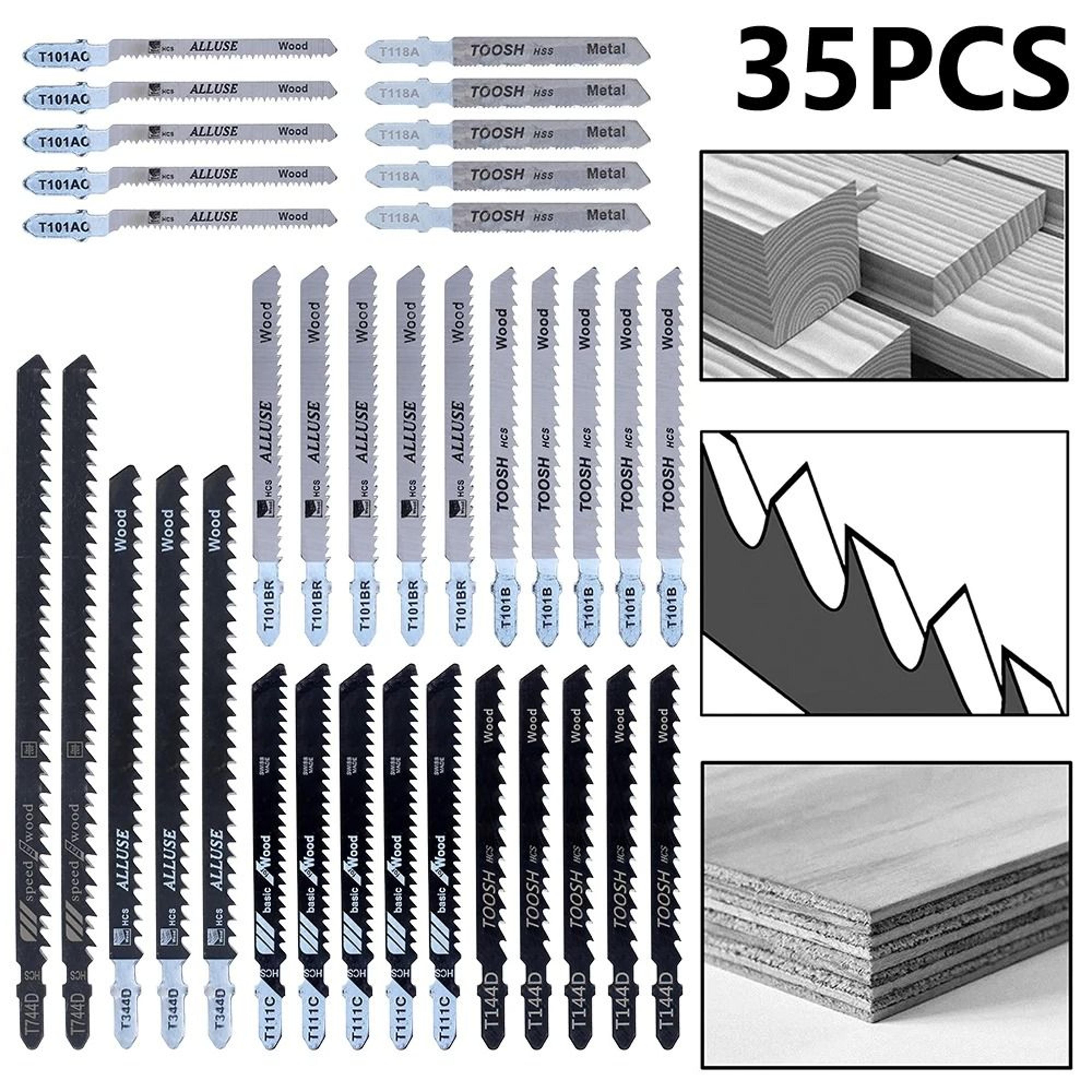 Assorted T Shank Jigsaw Blade Set 2