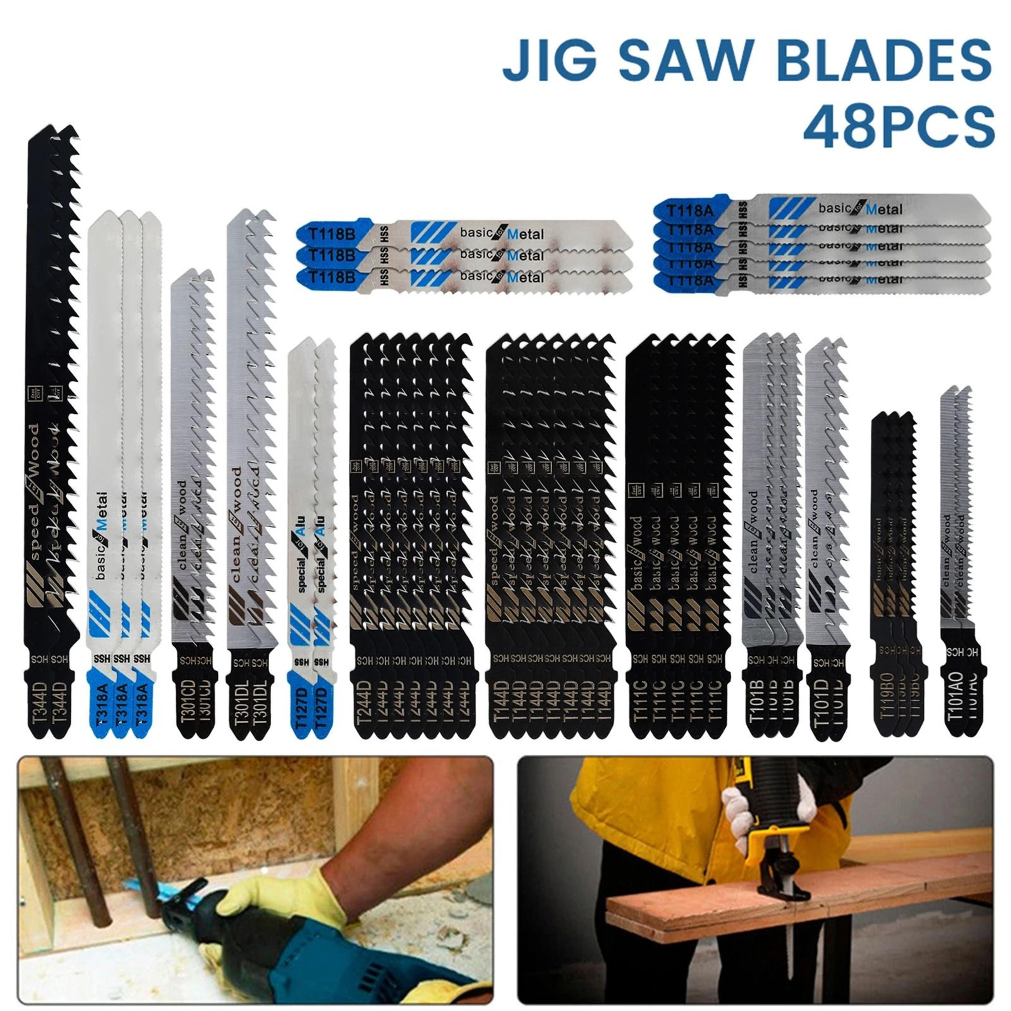 Assorted T Shank Jigsaw Blade Set 4