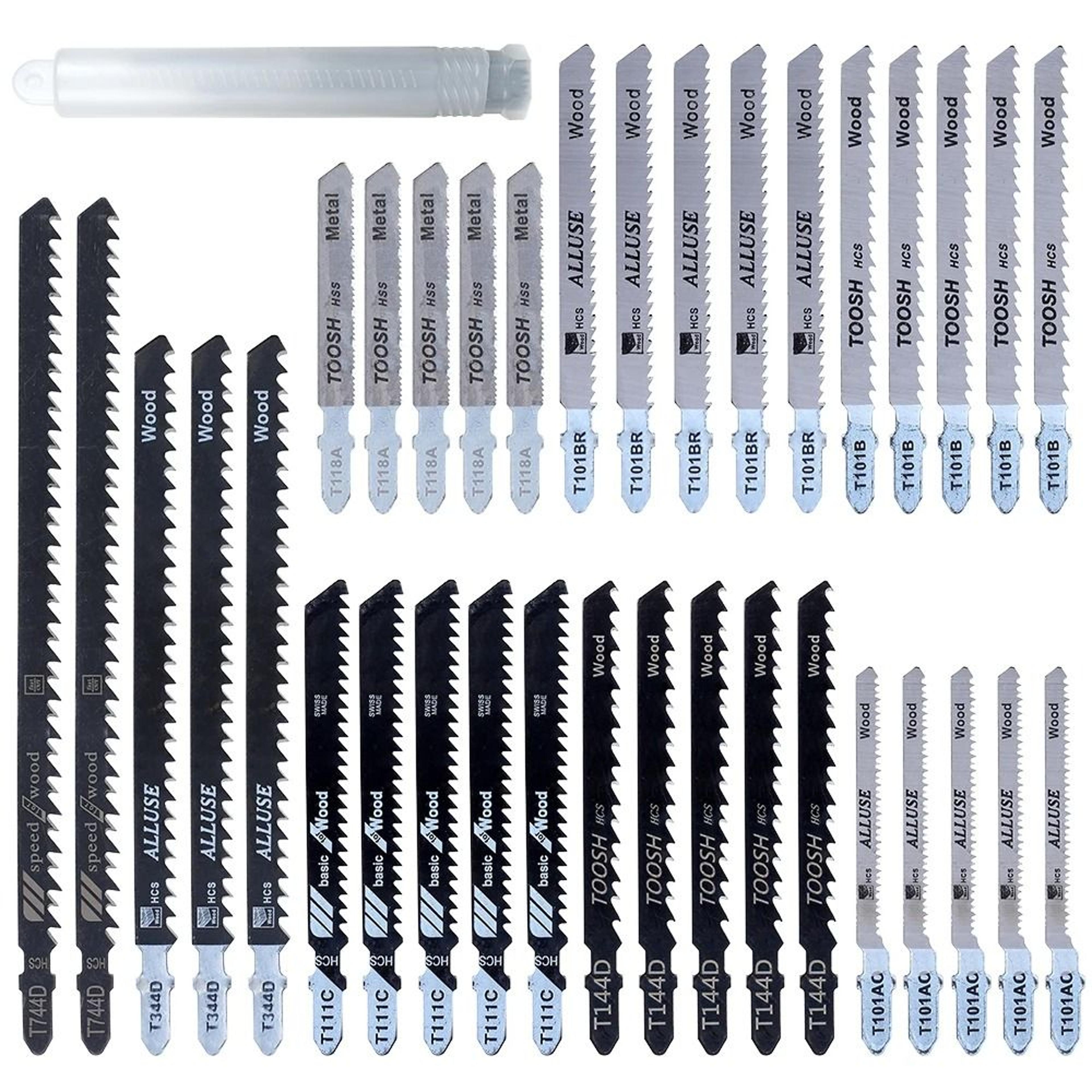 Assorted T Shank Jigsaw Blade Set 10