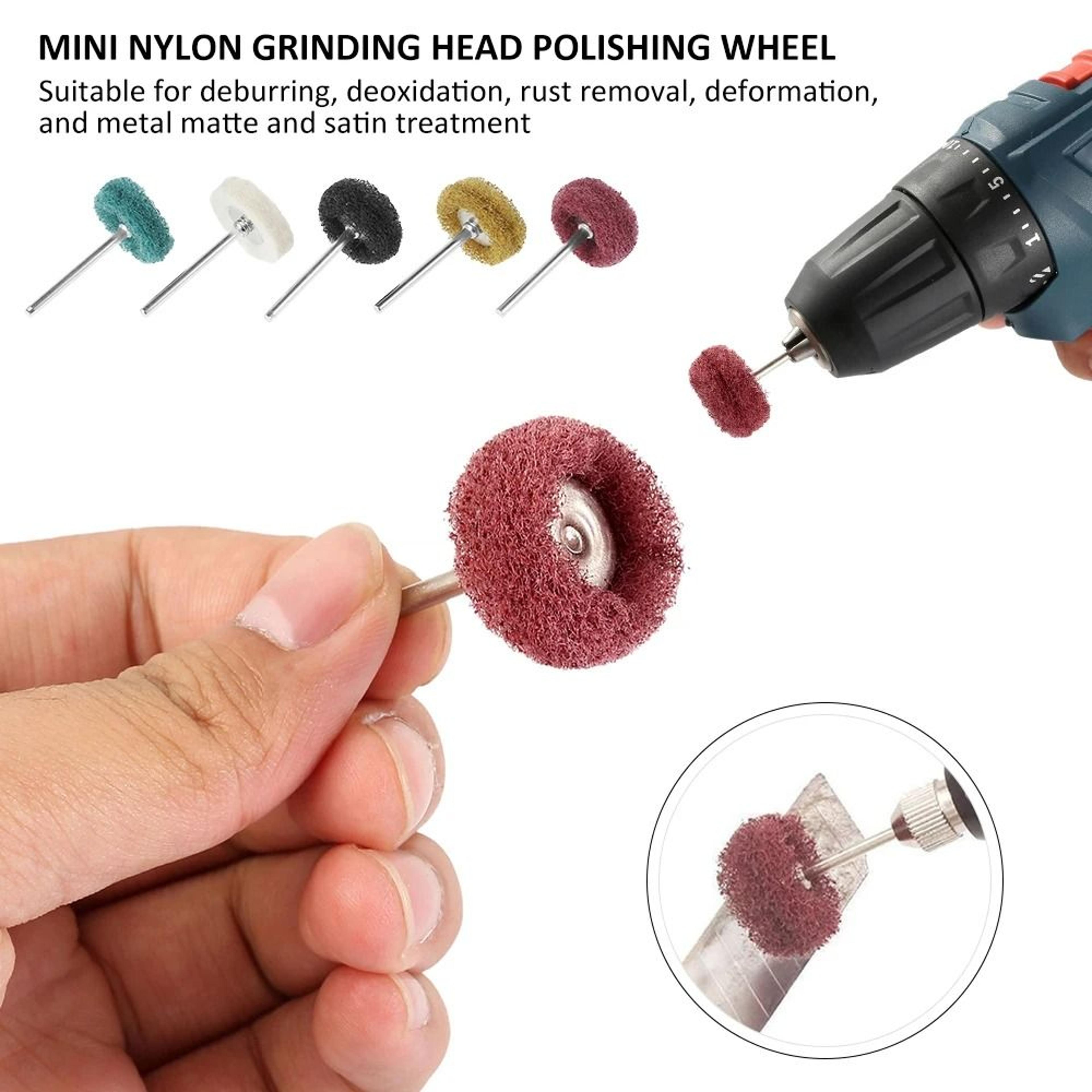 50 Piece Nylon Abrasive Brush Set For Dremel Polishing 1