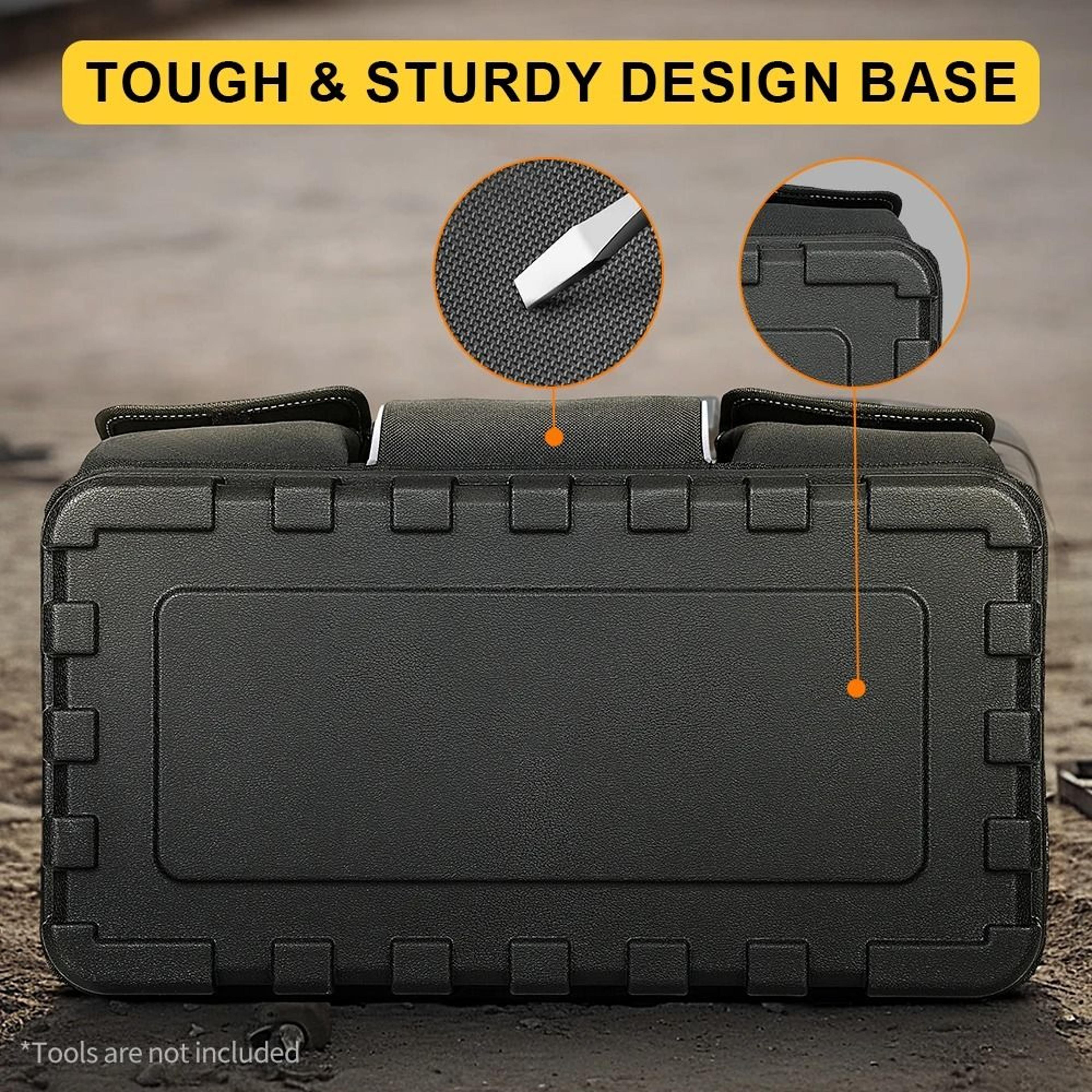Heavy Duty Wide Mouth Tool Bag With Molded Bottom 6