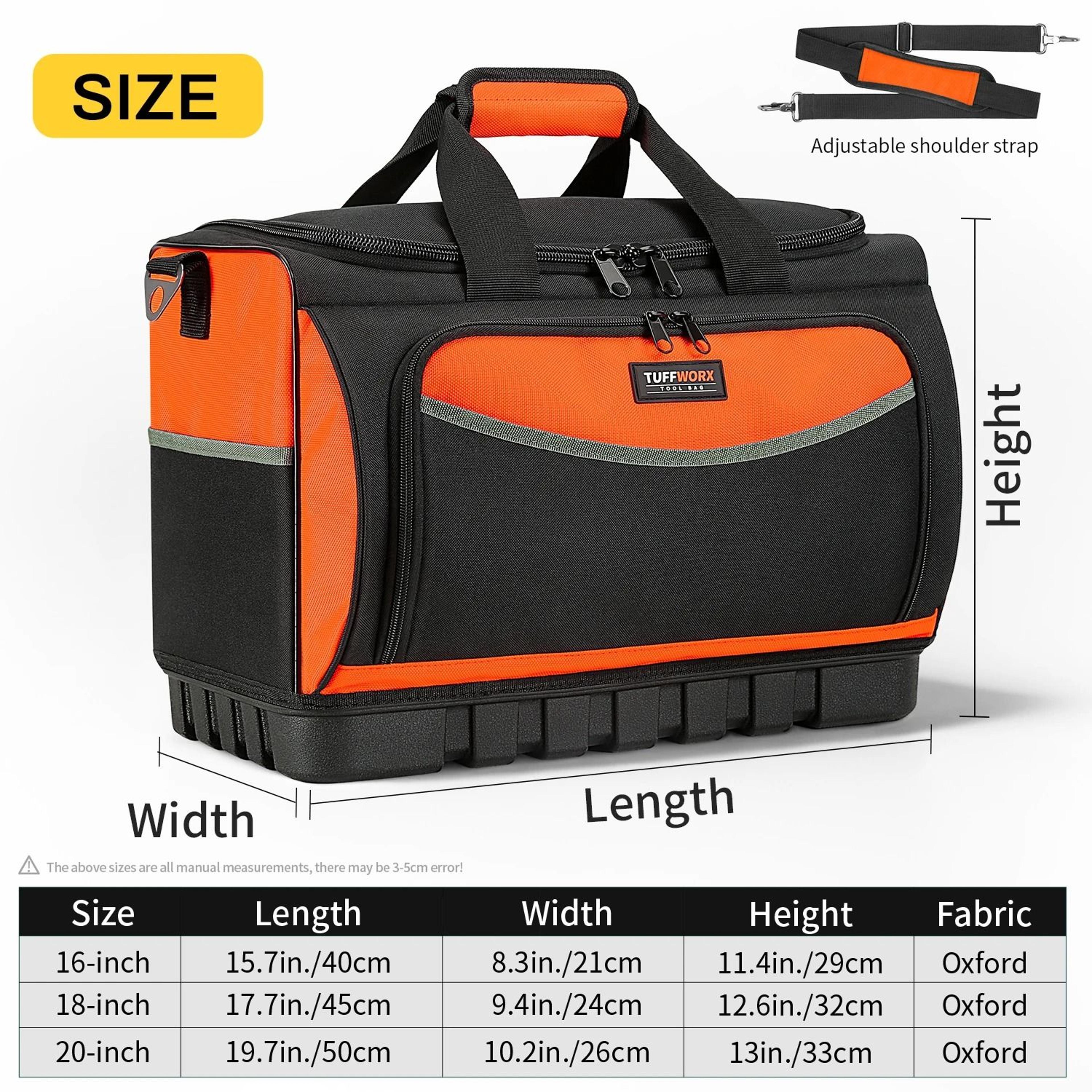 18 Pocket Open Top Tool Bag With Molded Base 2