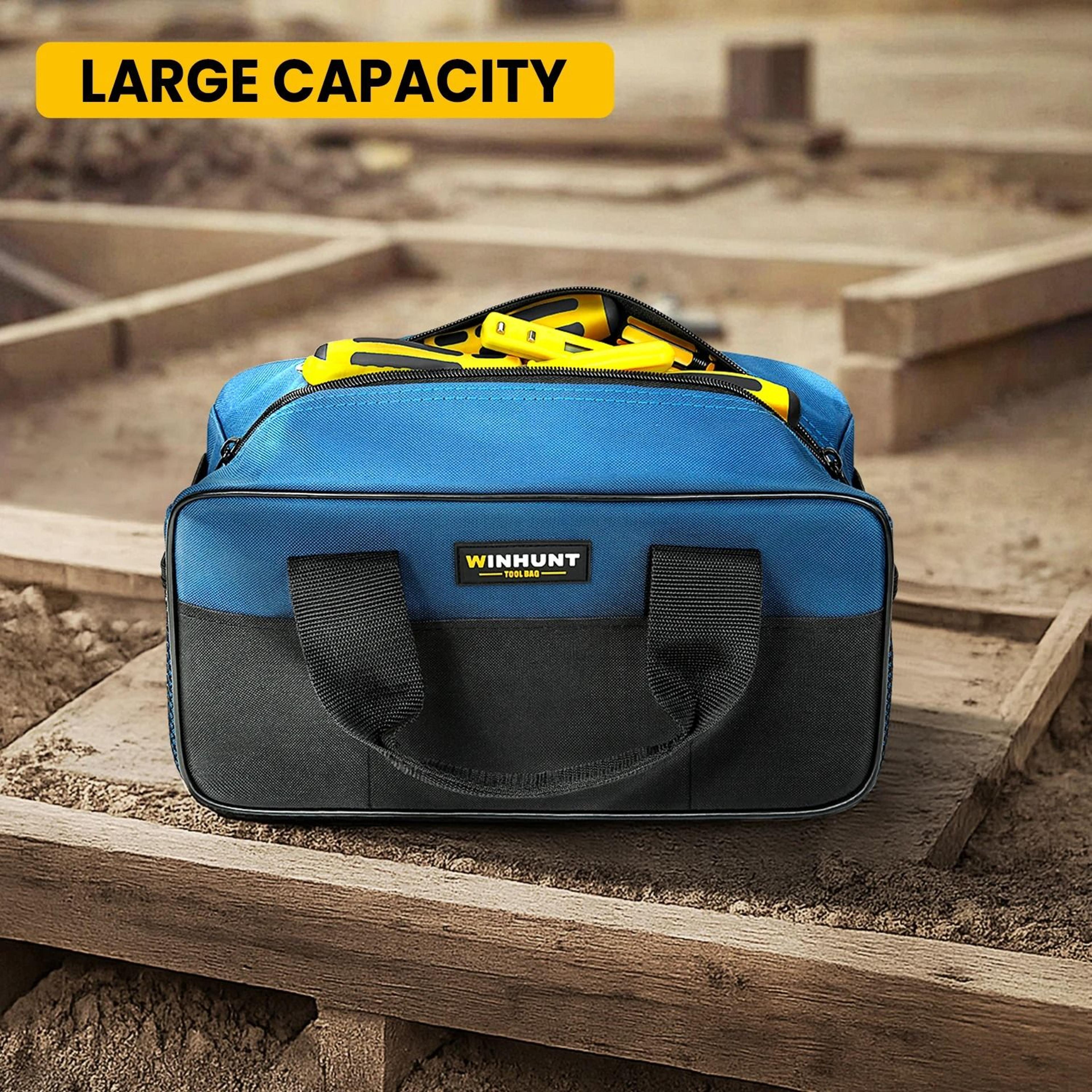 14 Inch Wide Mouth Tool Tote Bag 2