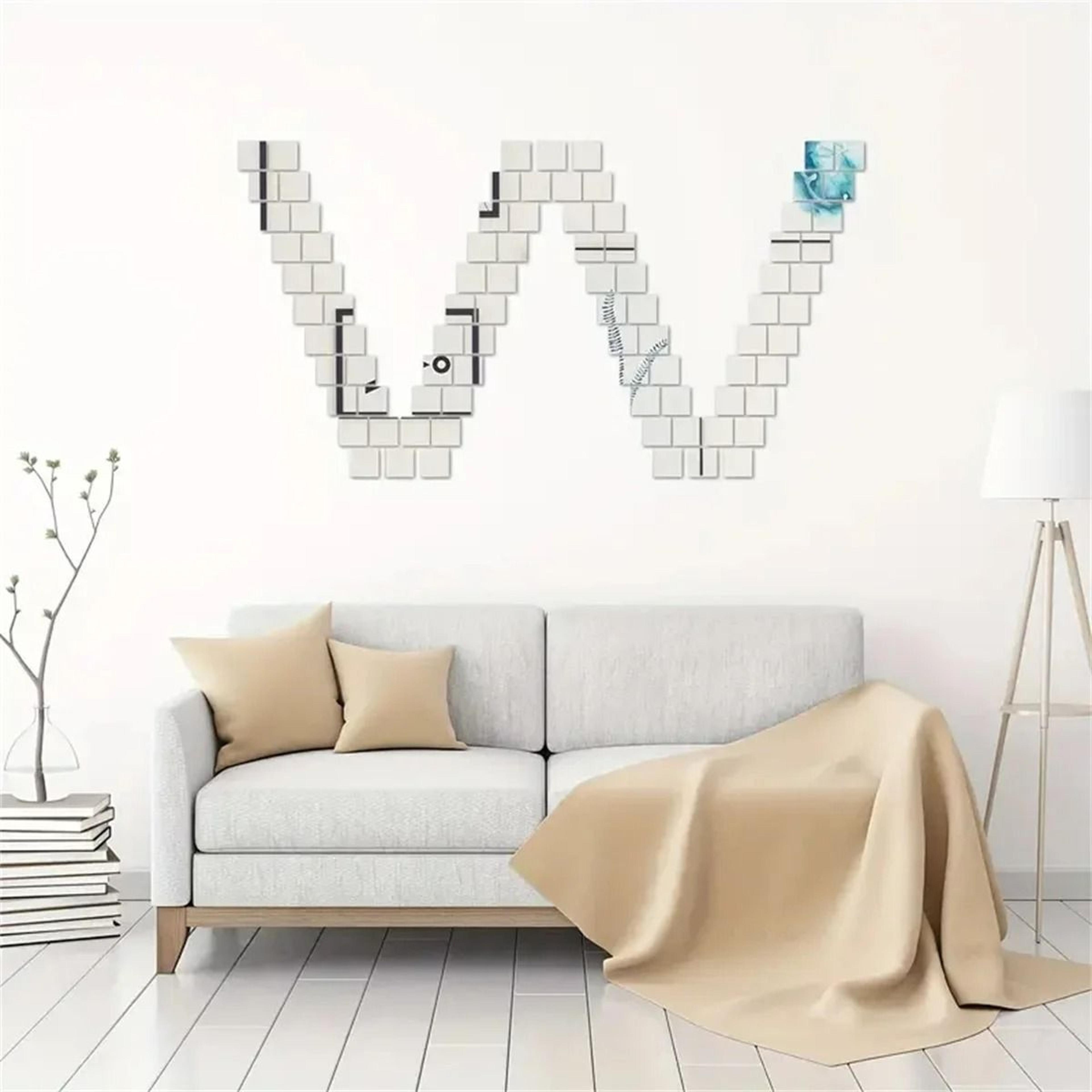 Mini Square Glass Mirror Tiles For DIY Crafts 3