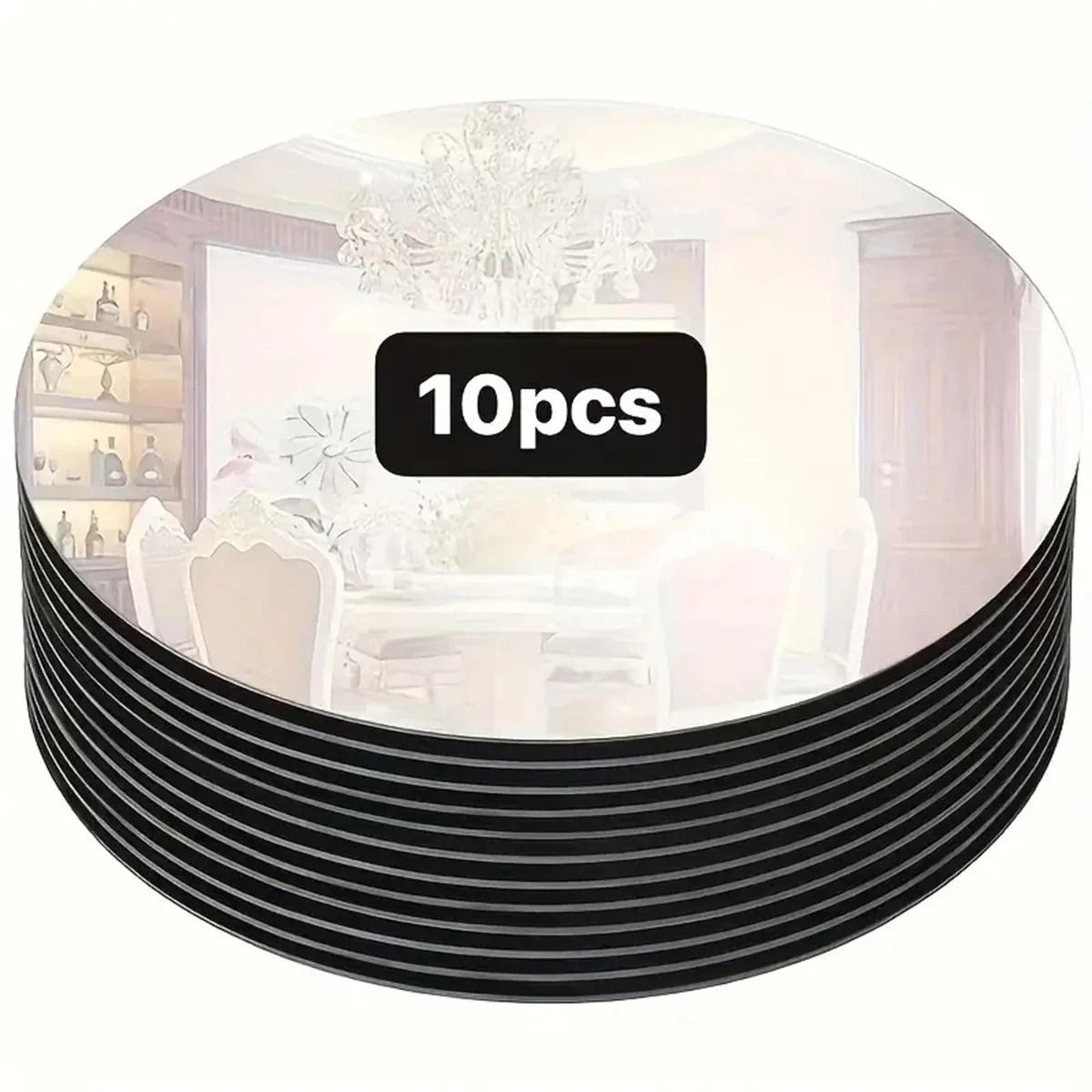 Round Acrylic Mirror Plates For Table Centerpieces 1