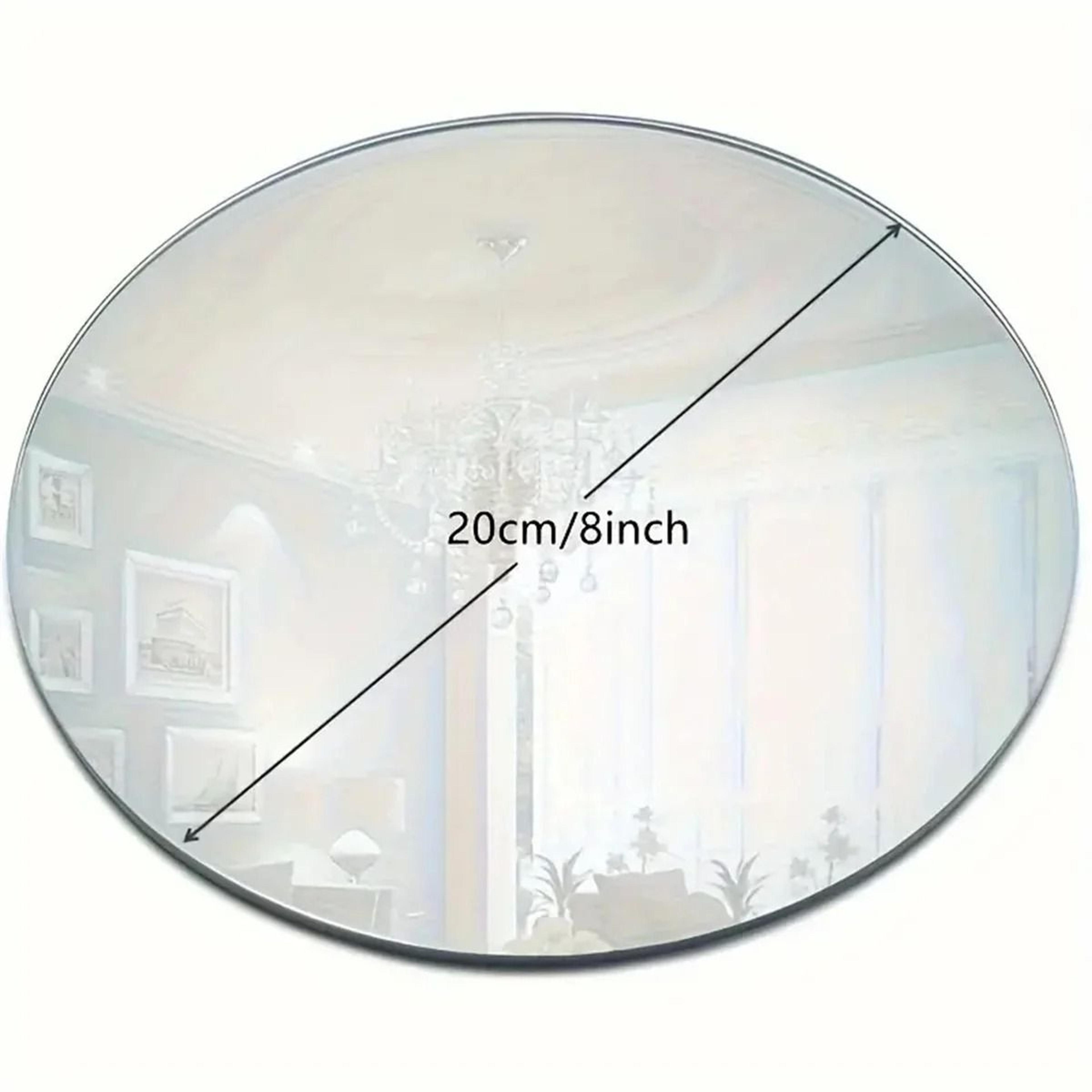 Round Acrylic Mirror Plates For Table Centerpieces 5