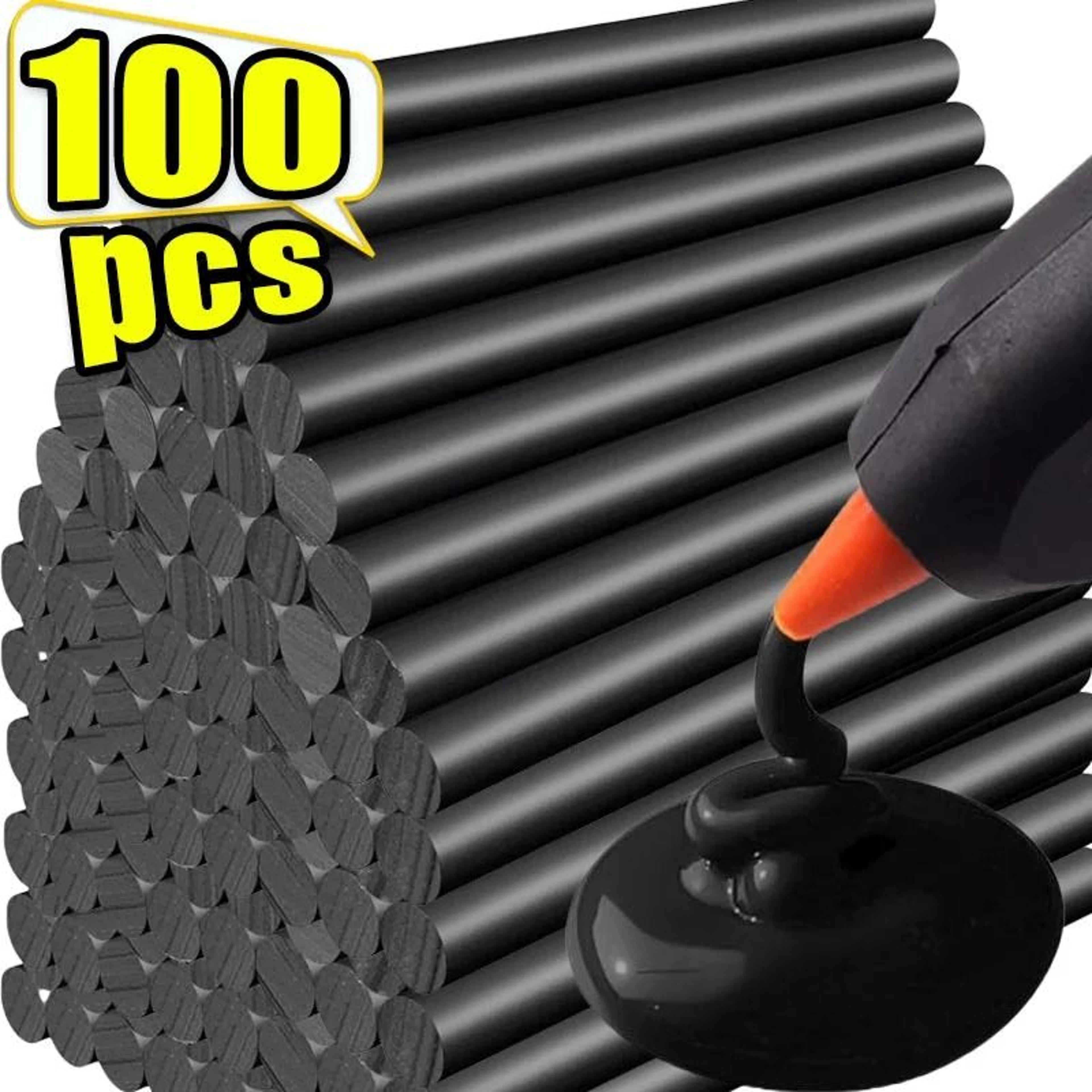 black hot melt glue sticks