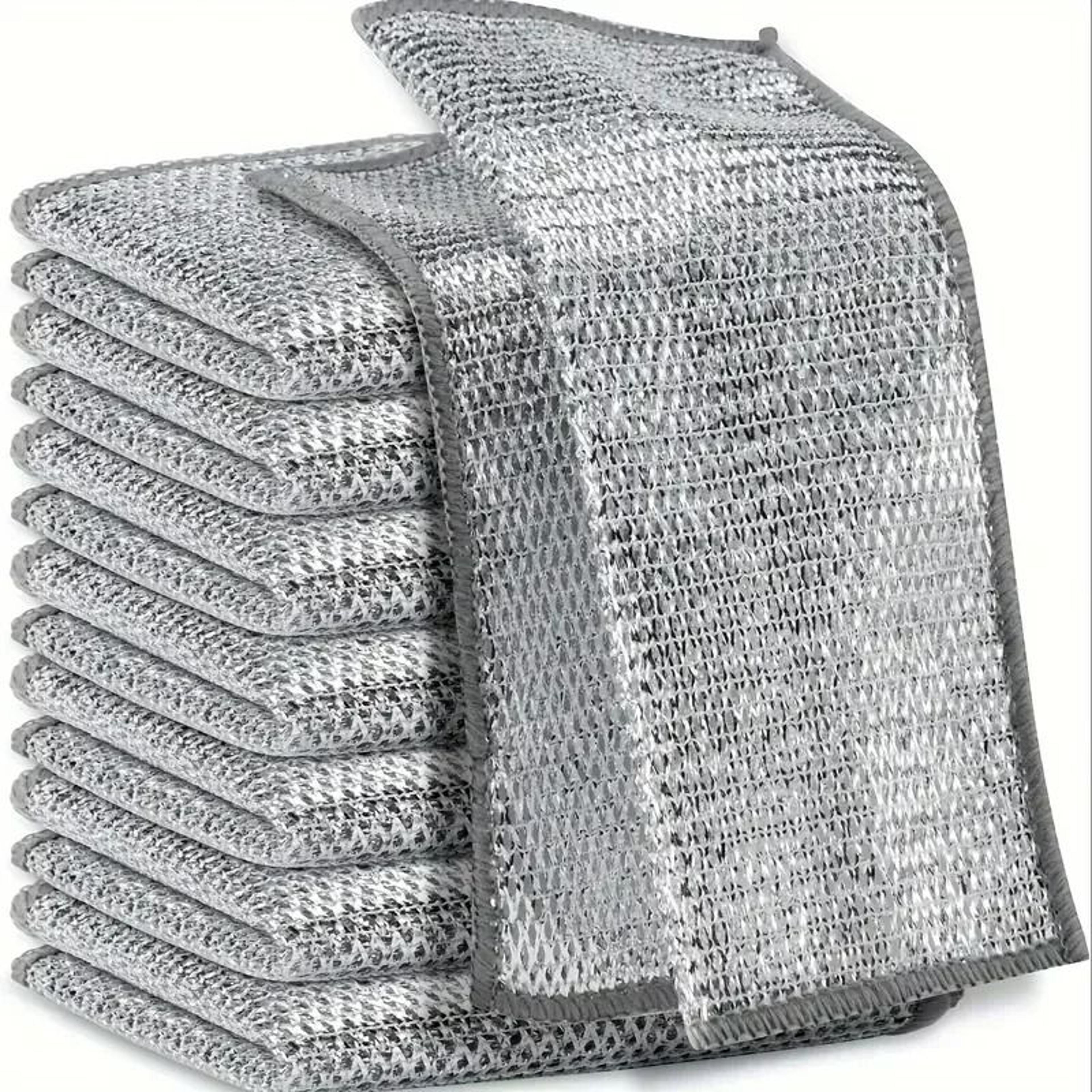 Silver Wire Microfiber Dishcloths 1