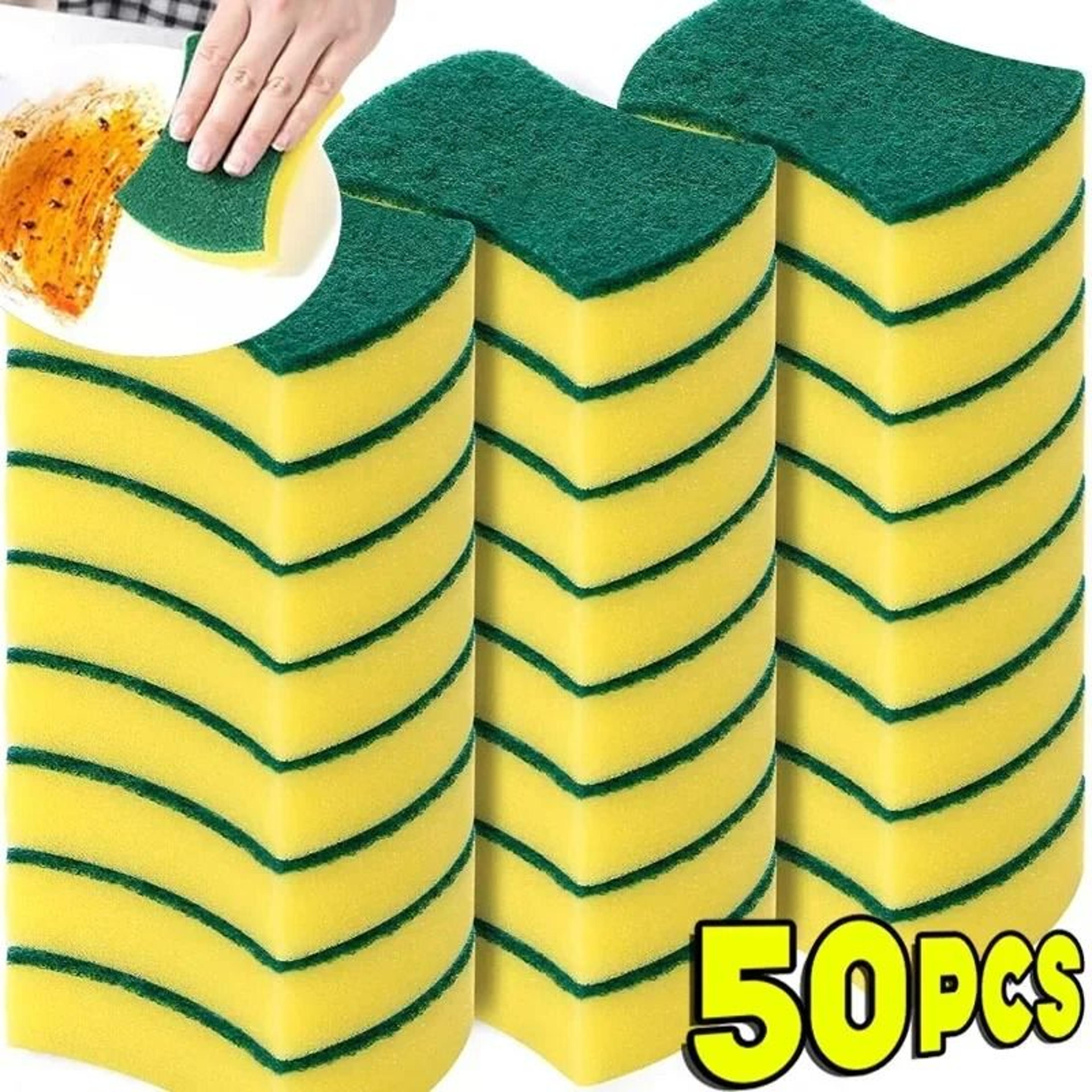 soft dishwashing scouring sponge pads