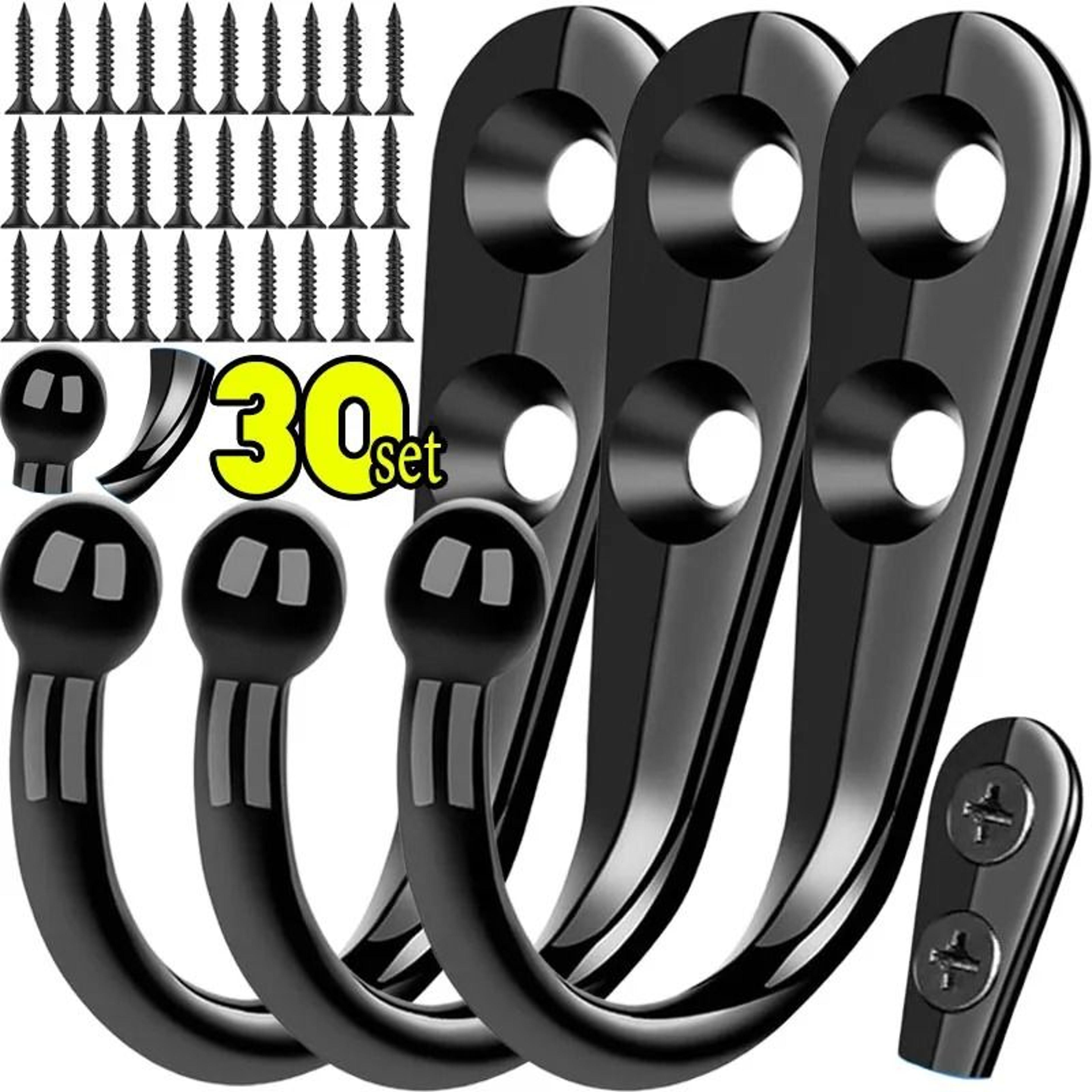 30 Set Wall Mounted Alloy Hooks 0