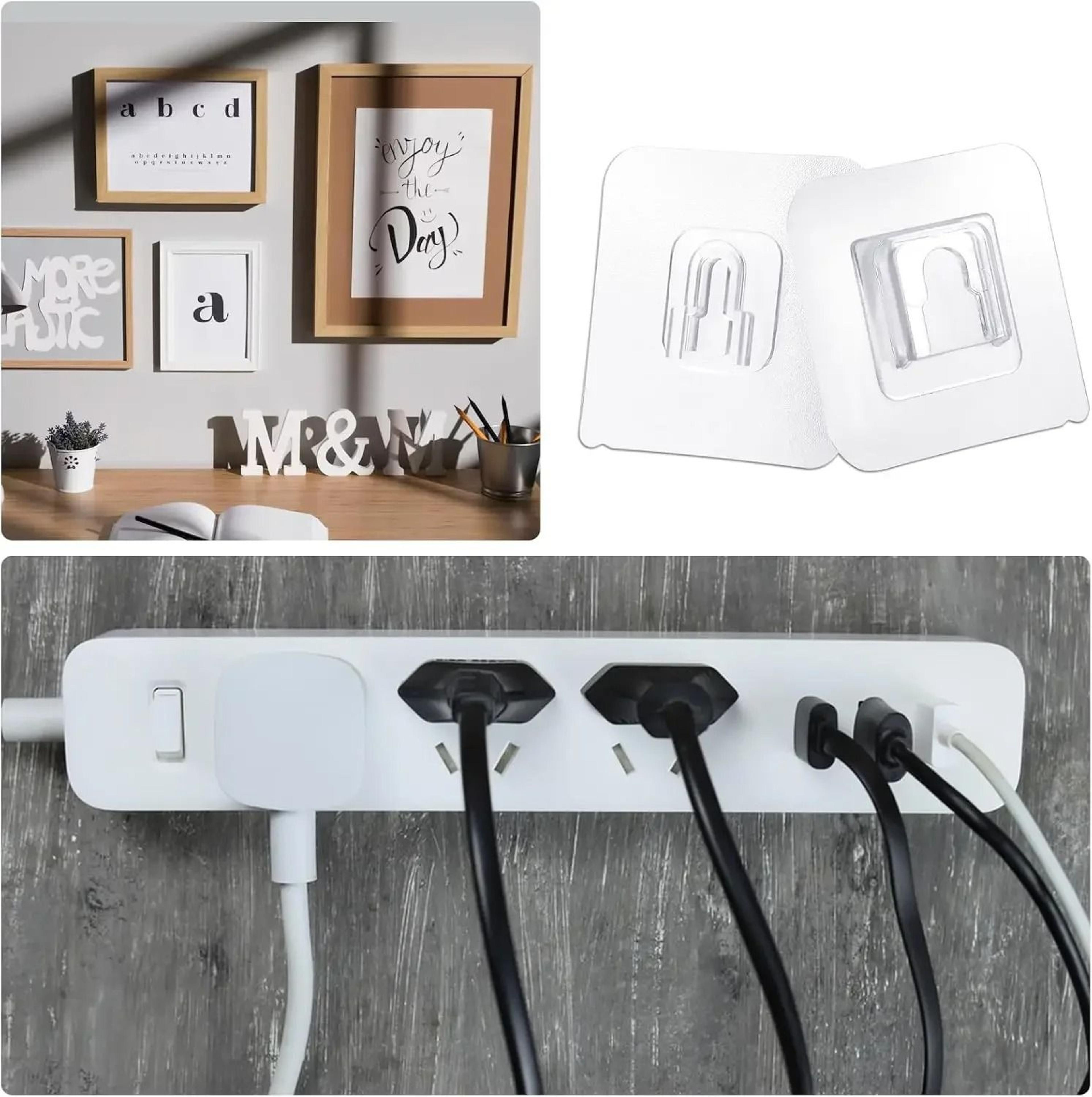 Clear Adhesive Wall Hooks For Kitchen And Bathroom 4