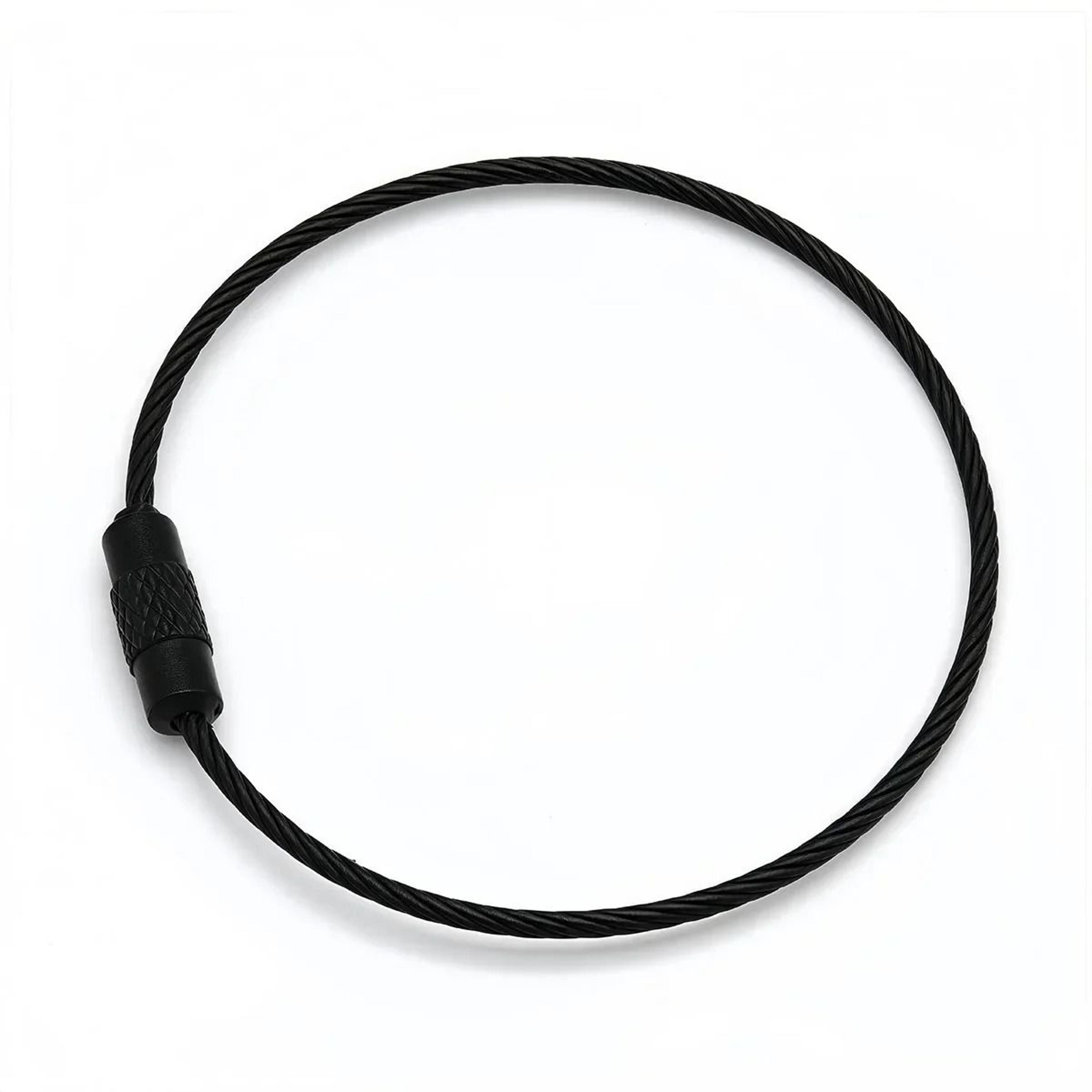 Stainless Steel Cable Key Rings 11
