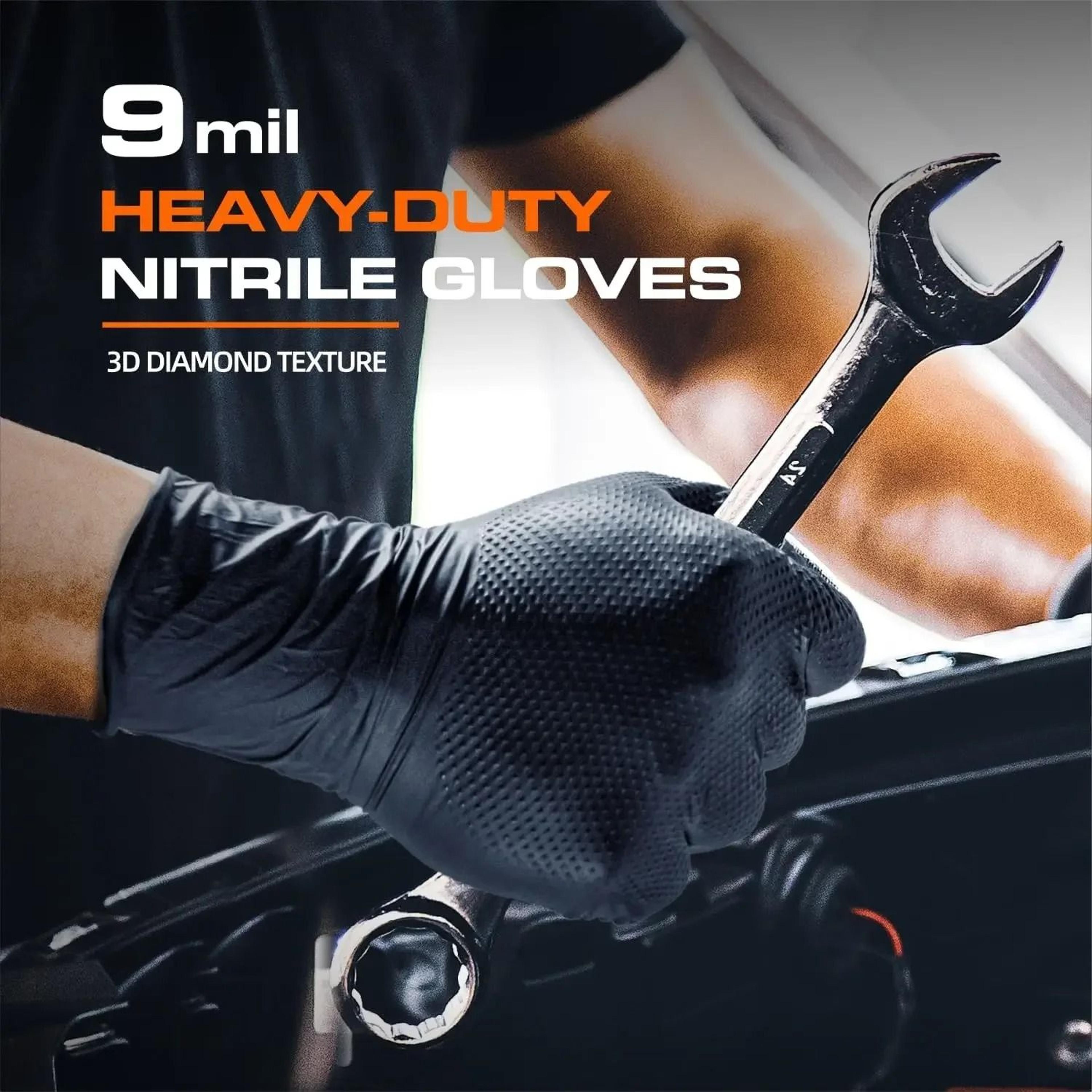 Heavy Duty Disposable Nitrile Gloves 3
