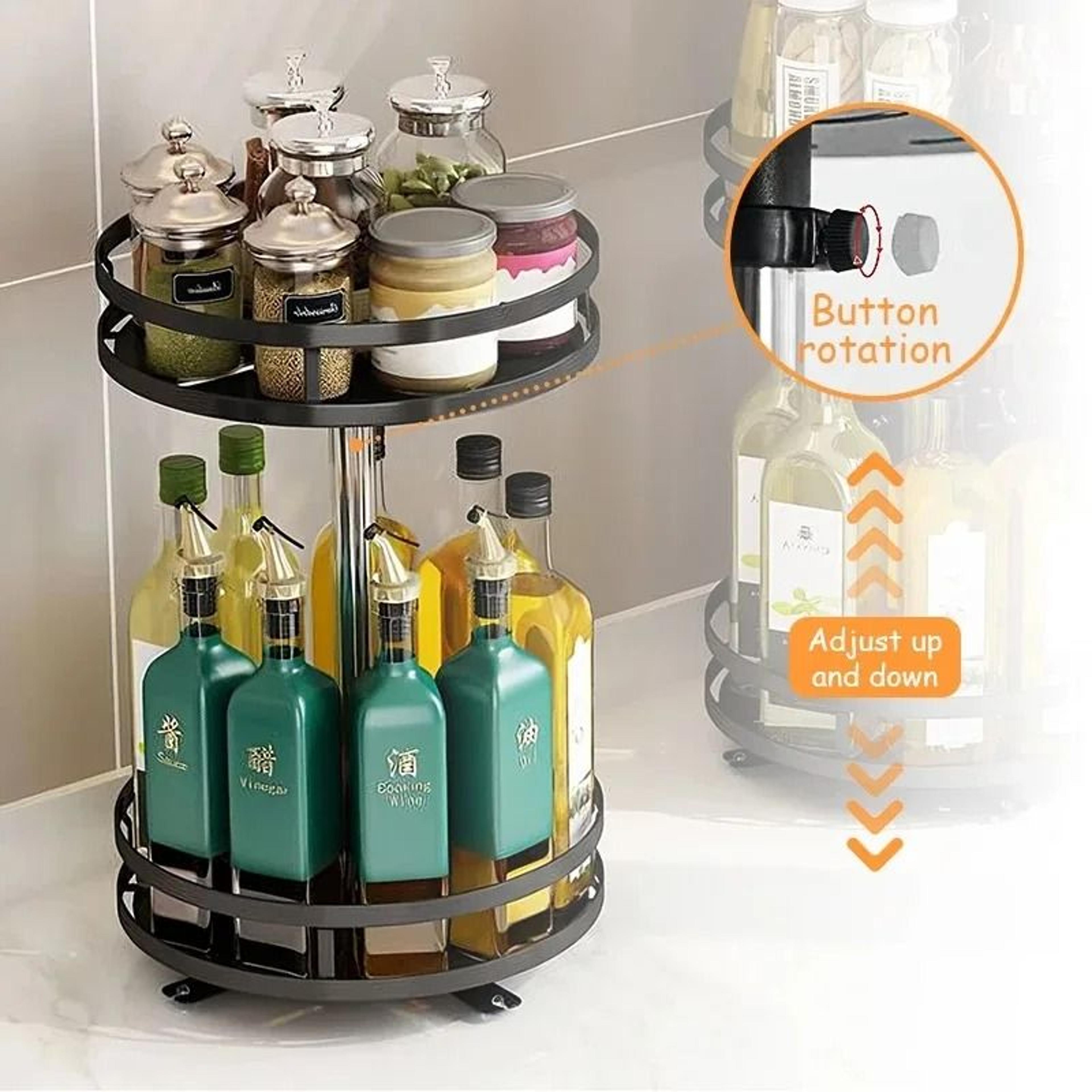 Rotating Spice Rack Organizer 2