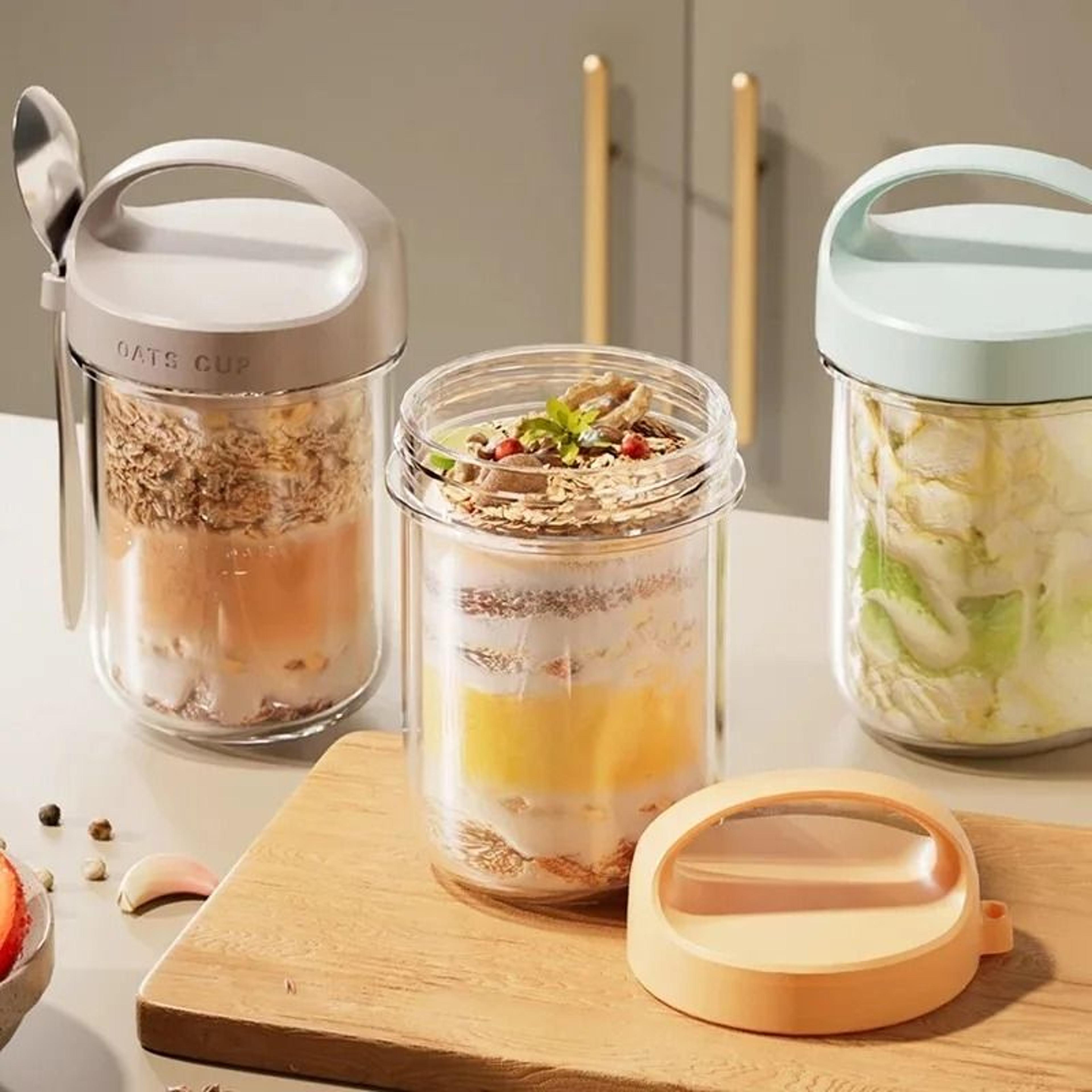 Leakproof Oatmeal Breakfast Cup 0