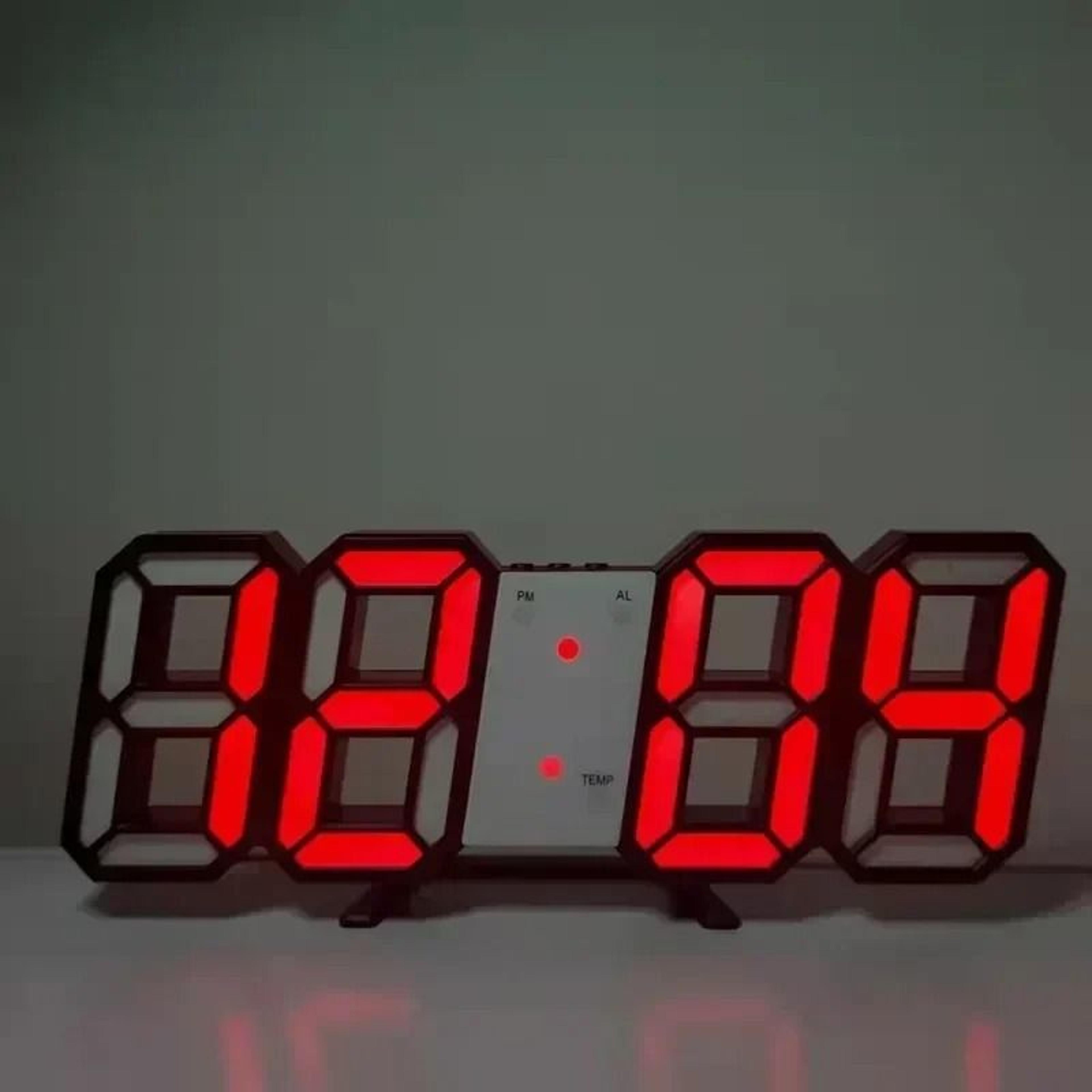 Modern LED Digital Wall Clock With Alarm 12