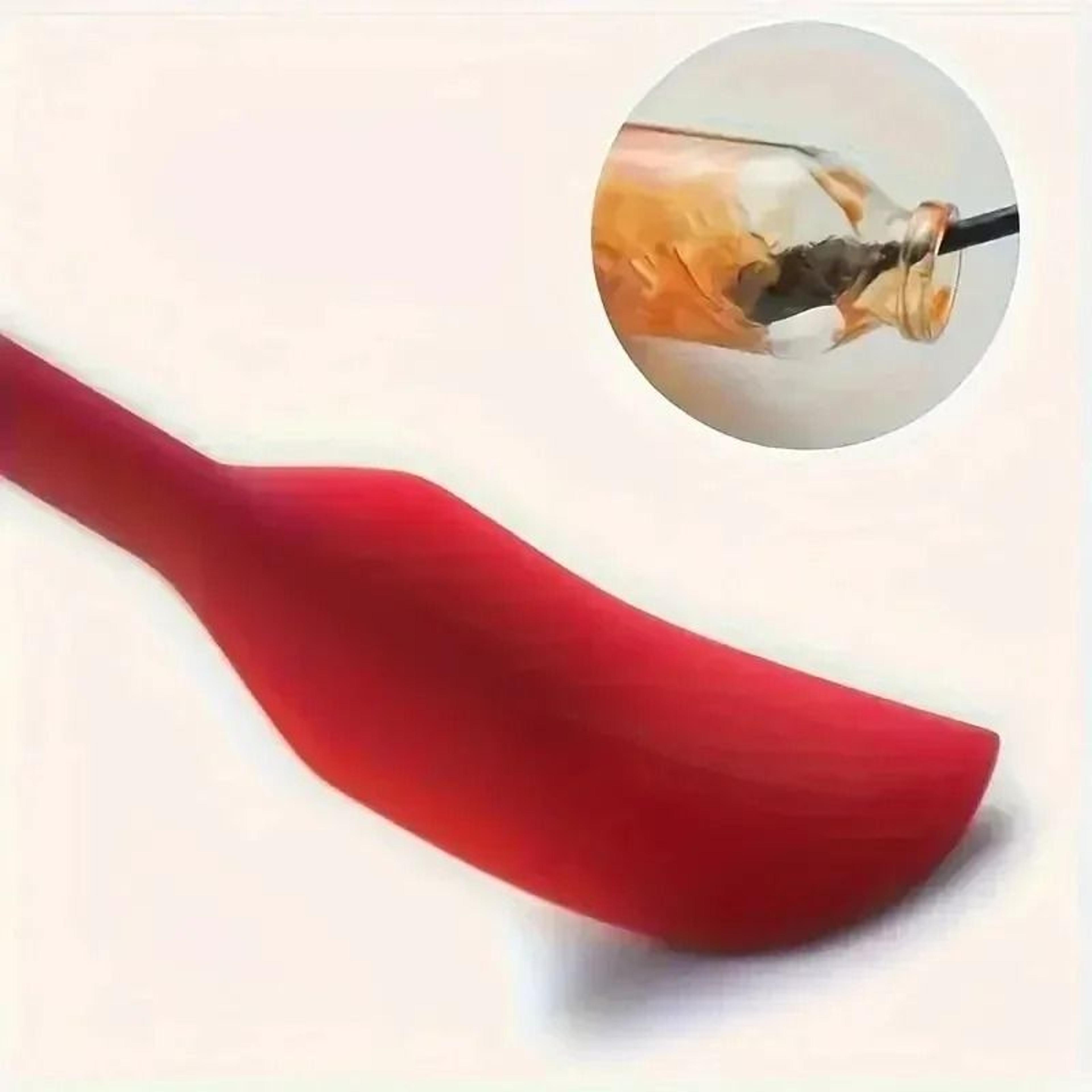 Mini Silicone Spatula Set Heat Resistant Jar Scraper Tools 1