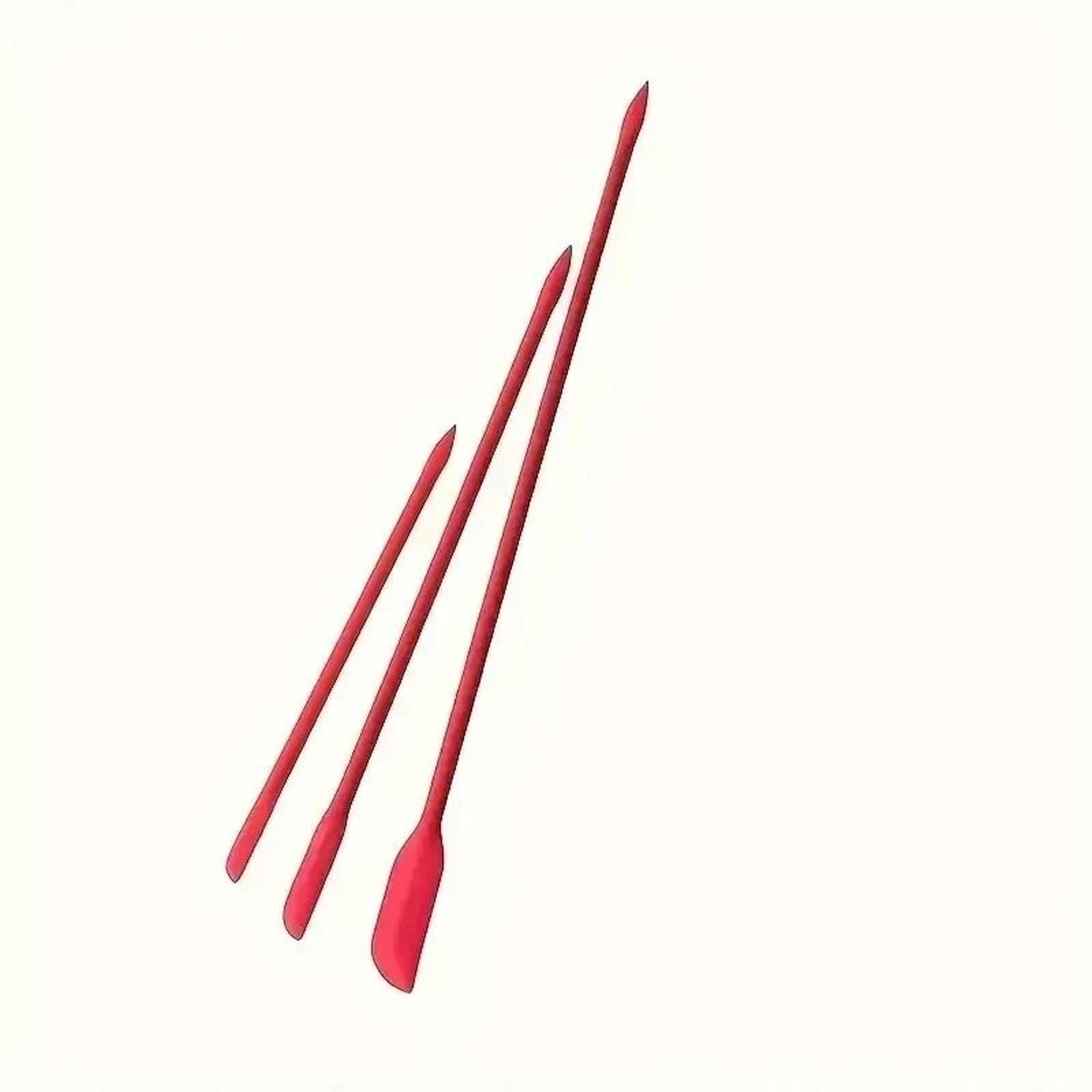Mini Silicone Spatula Set Heat Resistant Jar Scraper Tools 6