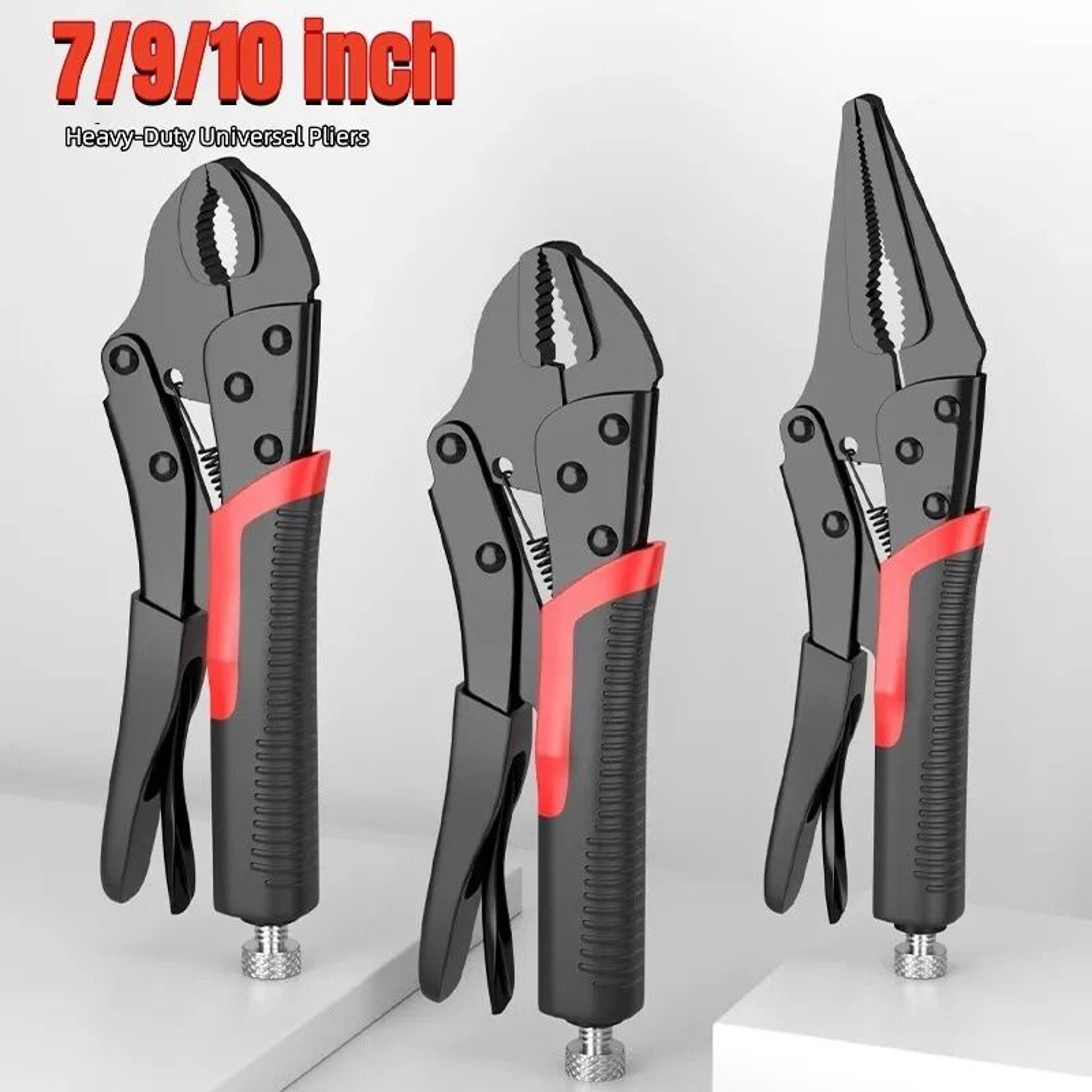 Heavy Duty Locking Pliers With Fixed Jaw Clamp For Repair Work 0