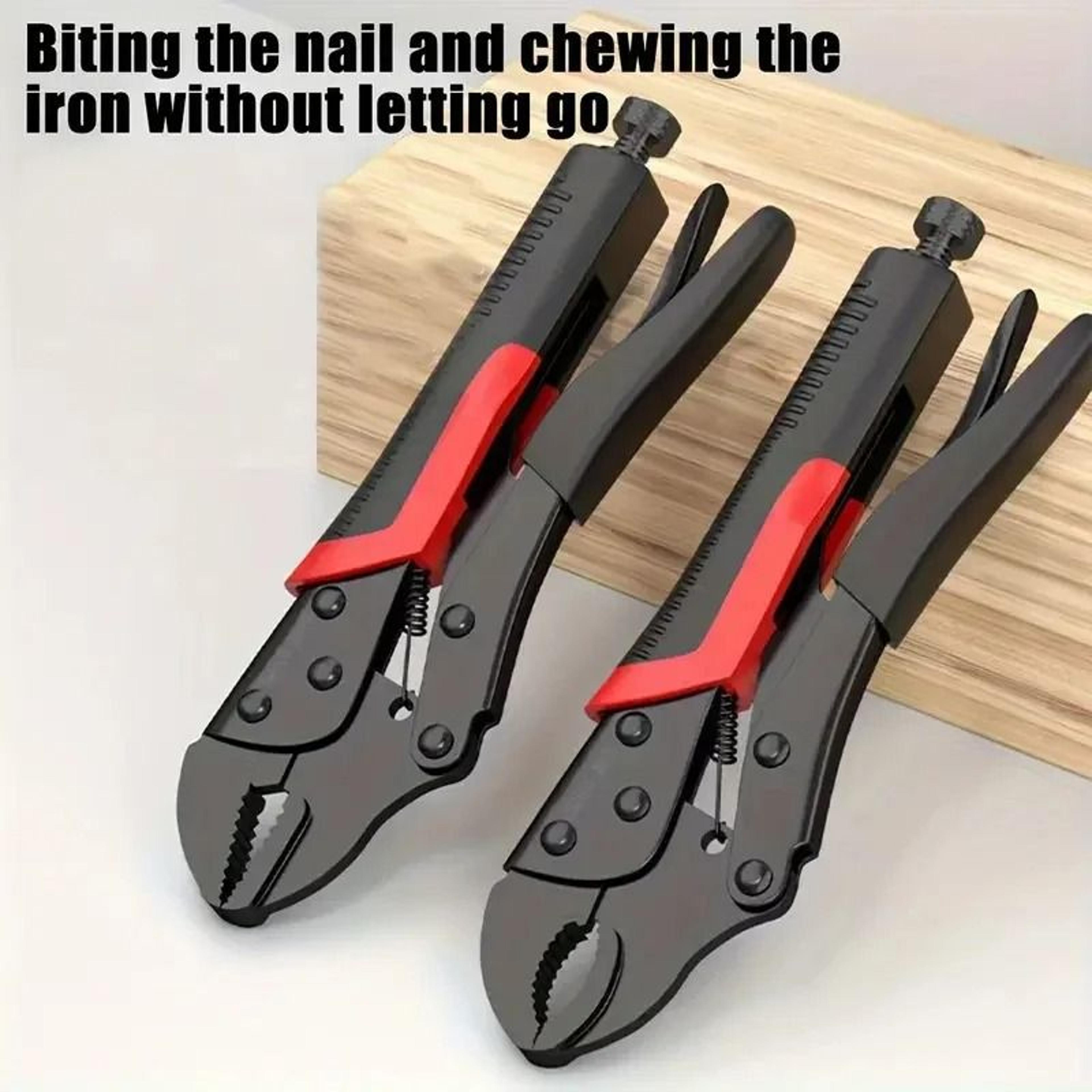 Heavy Duty Locking Pliers With Fixed Jaw Clamp For Repair Work 1