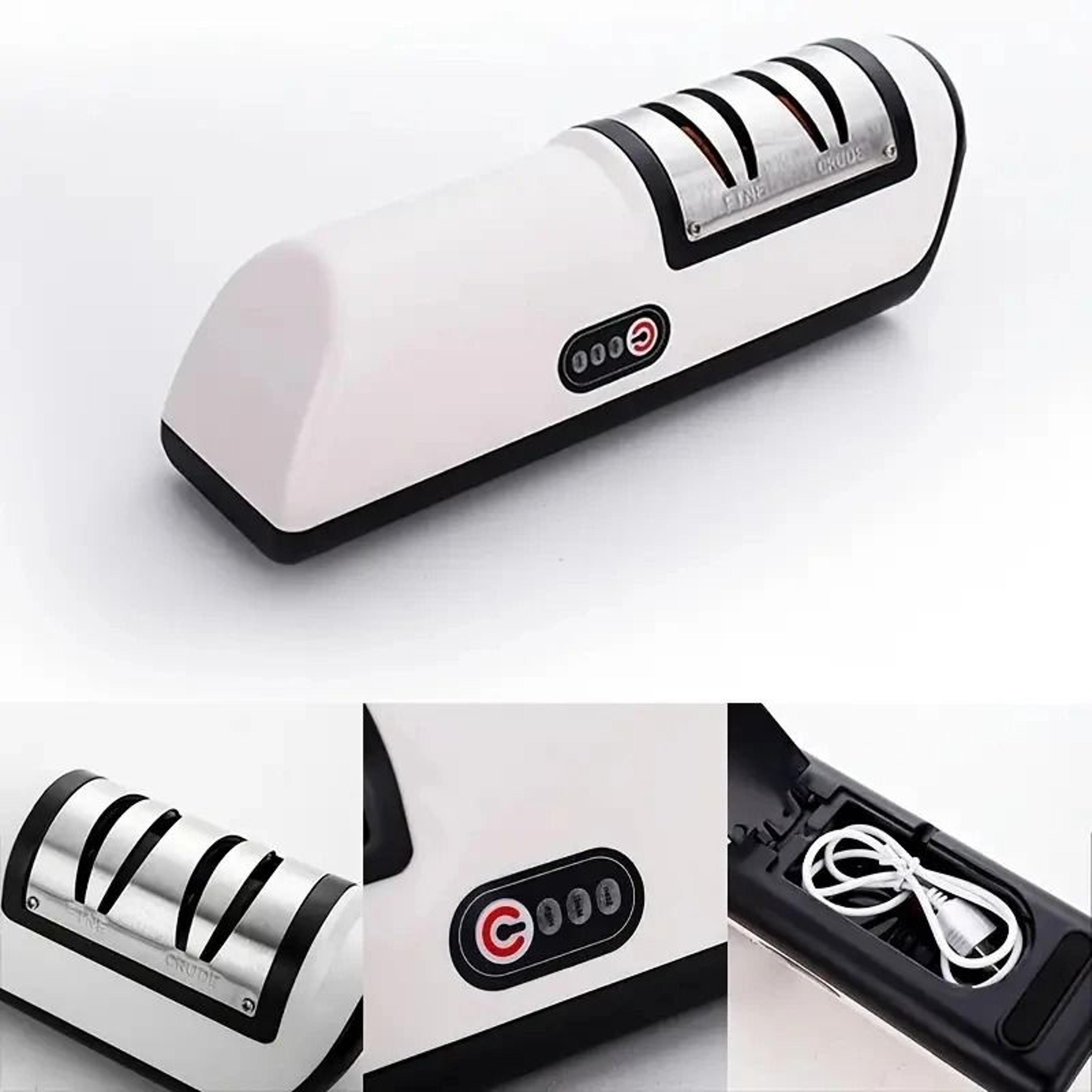 Professional Electric Knife Sharpener Automatic 4 Stage Kitchen Knife Sharpening System 4