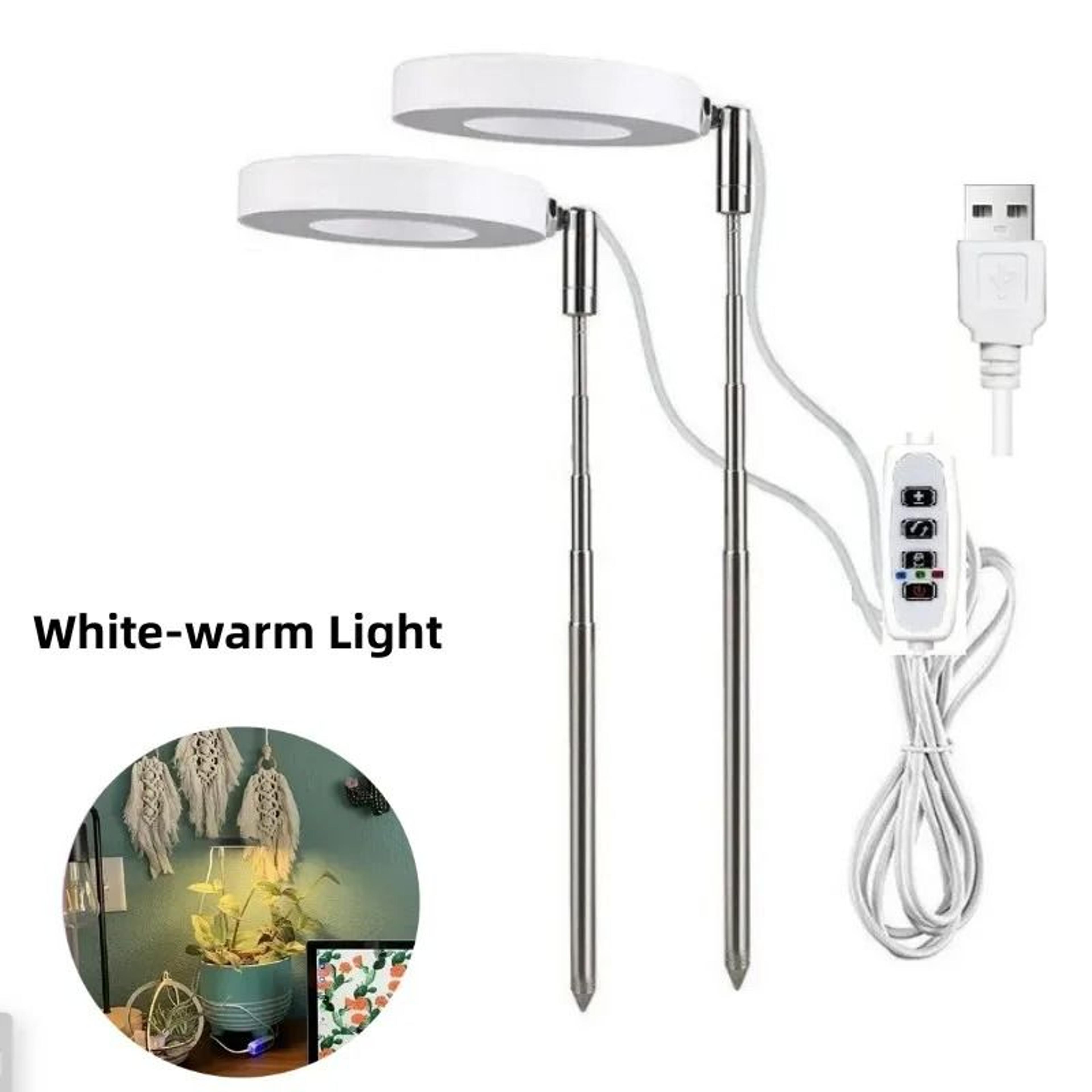 Full Spectrum LED Grow Light With Timer For Indoor Plants 8