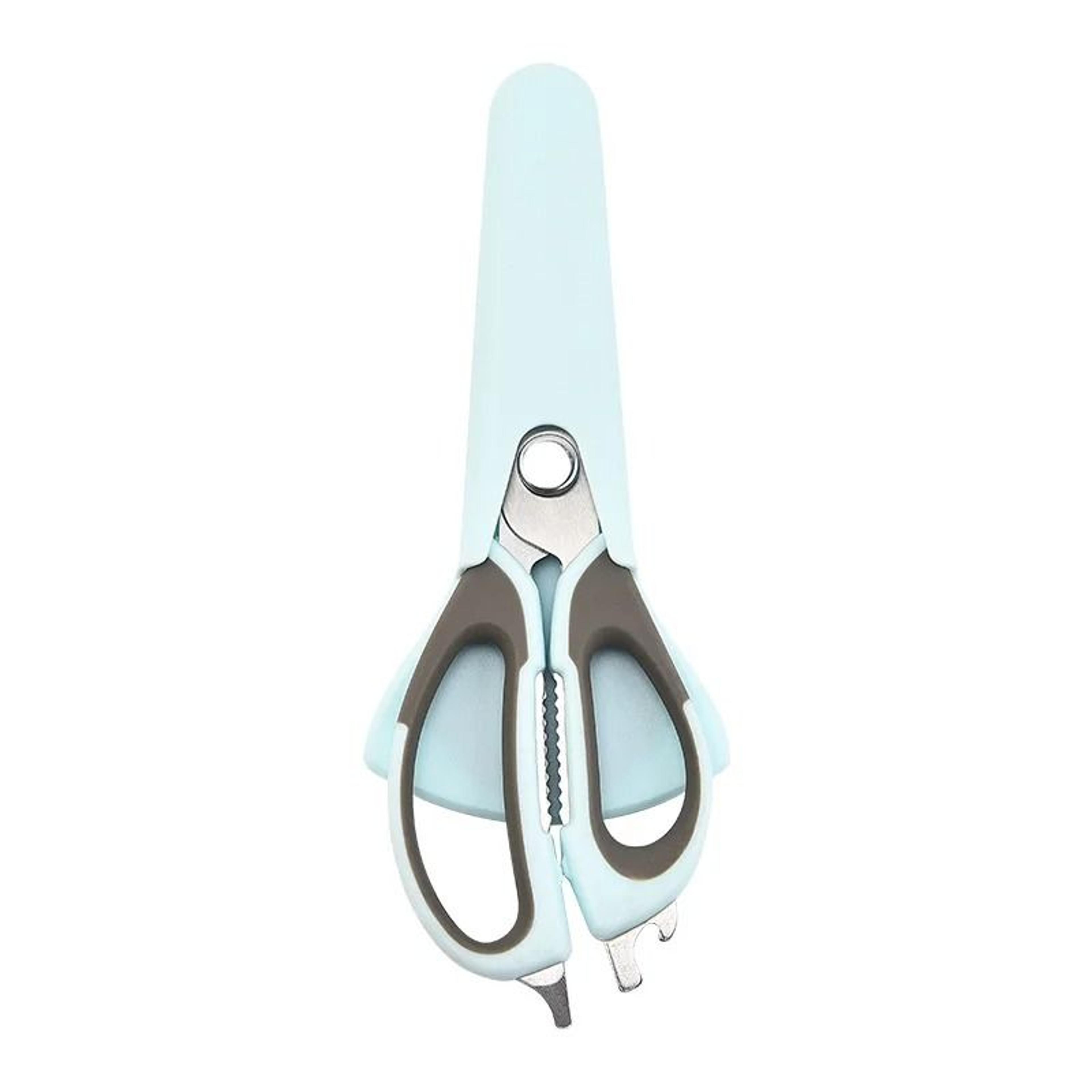 Seven In One Stainless Steel Kitchen Scissors With Magnetic Holder 9