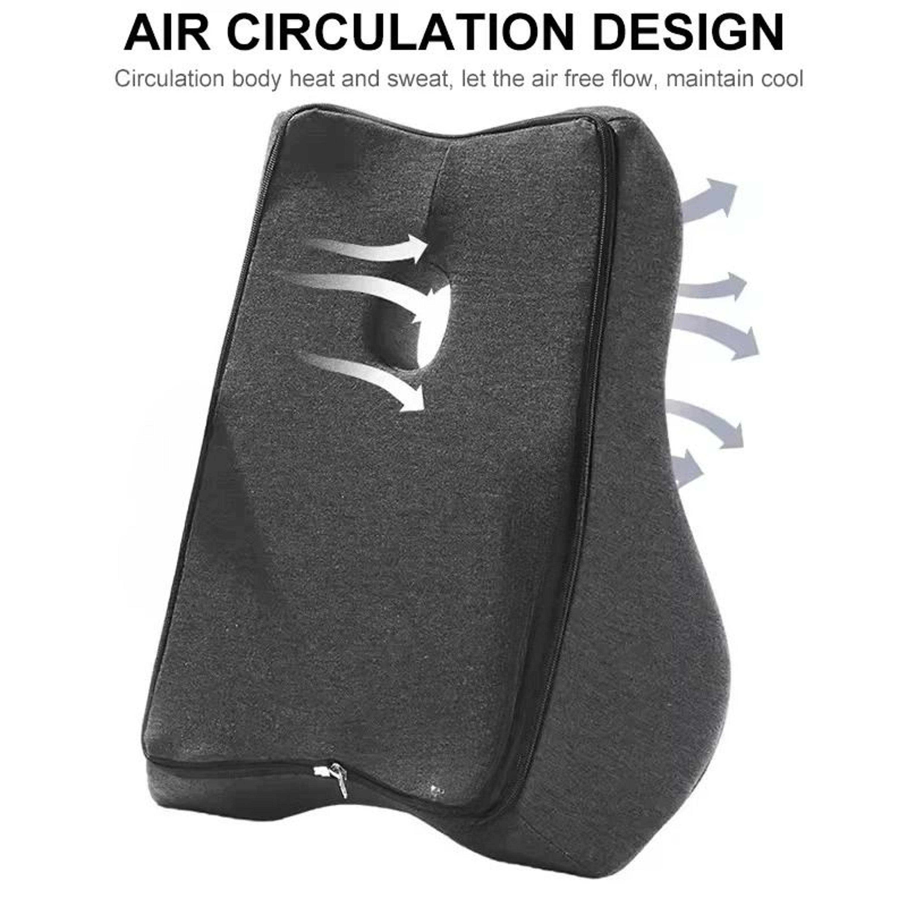 Ergonomic Memory Foam Lumbar Support Pillow For Office Chair Car And Back Comfort 1