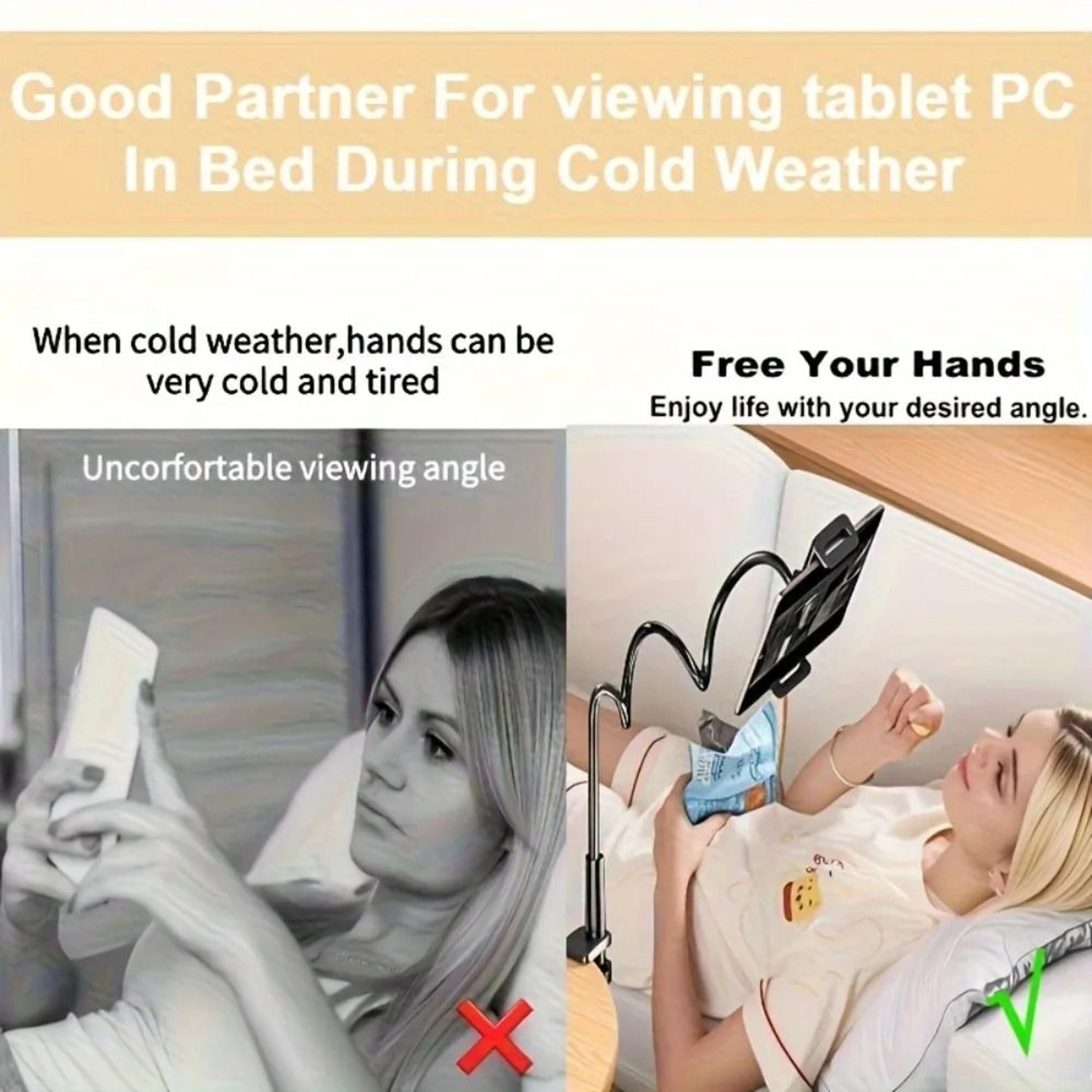 Flexible Gooseneck Tablet Stand Adjustable Phone Holder For Bed Desk And Table 5