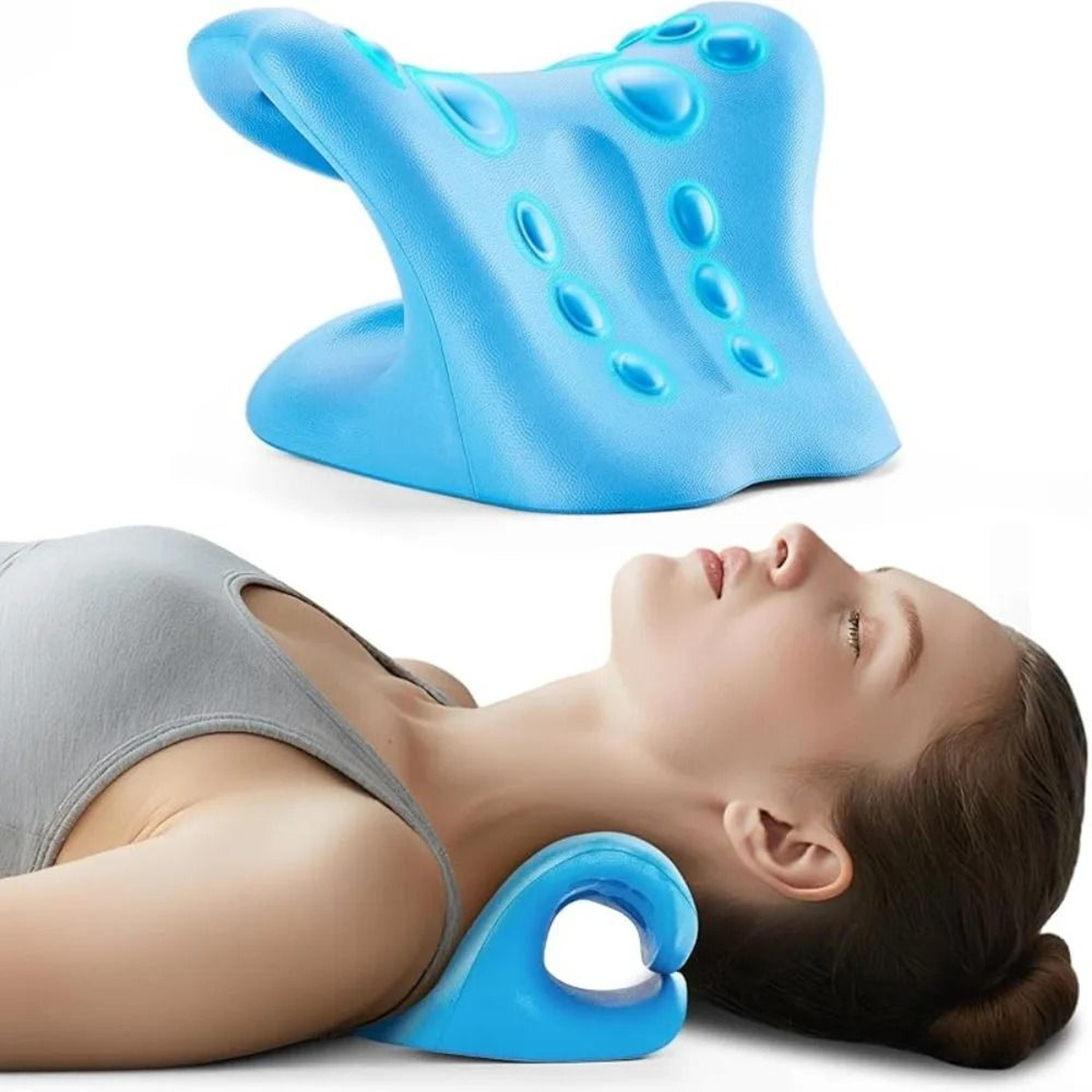 Cervical Neck Stretcher Traction Pillow For Shoulder Relaxation 0