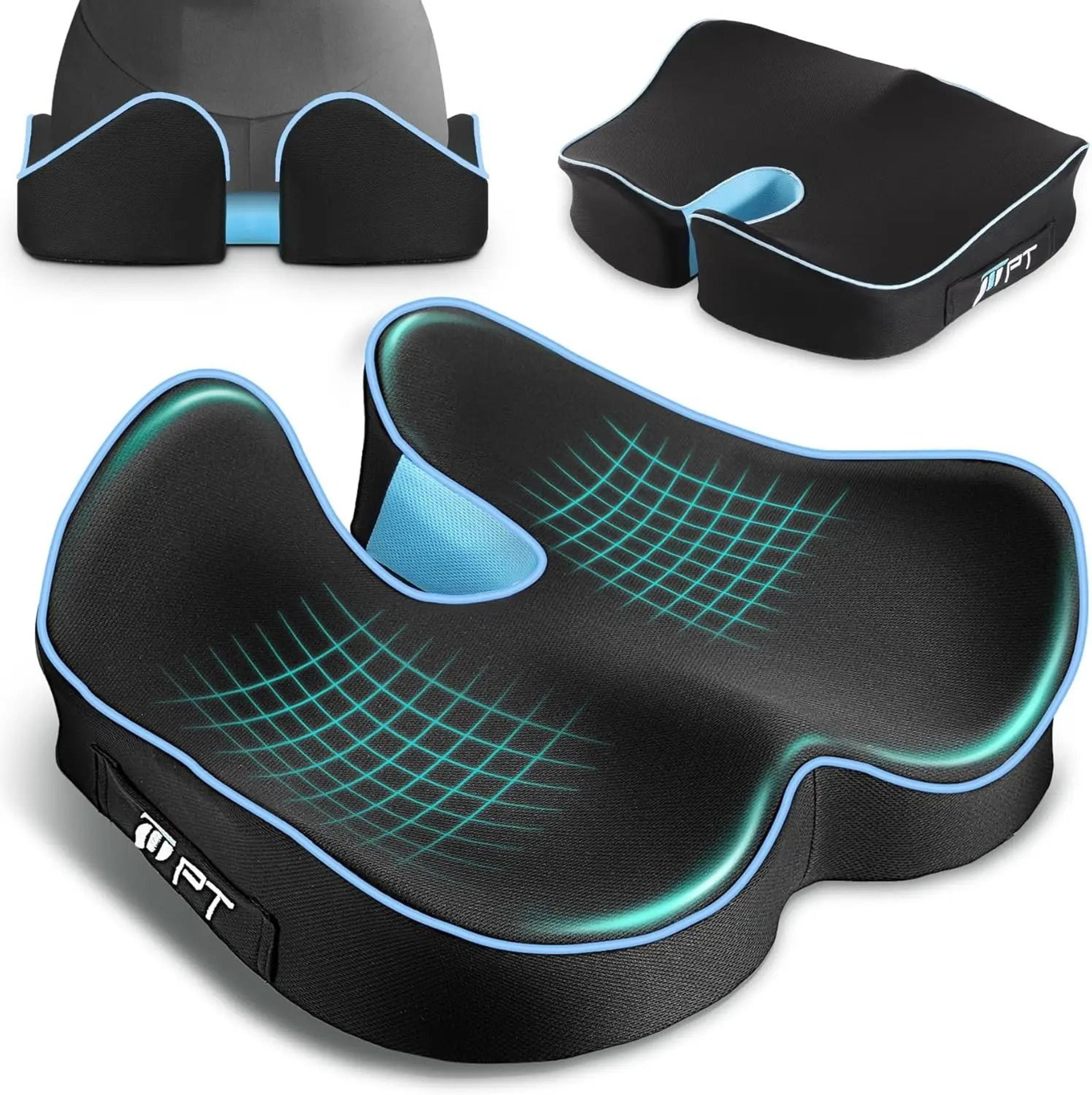 Ergonomic Memory Foam Seat Cushion For Office Chair Car Travel And Tailbone Support 1